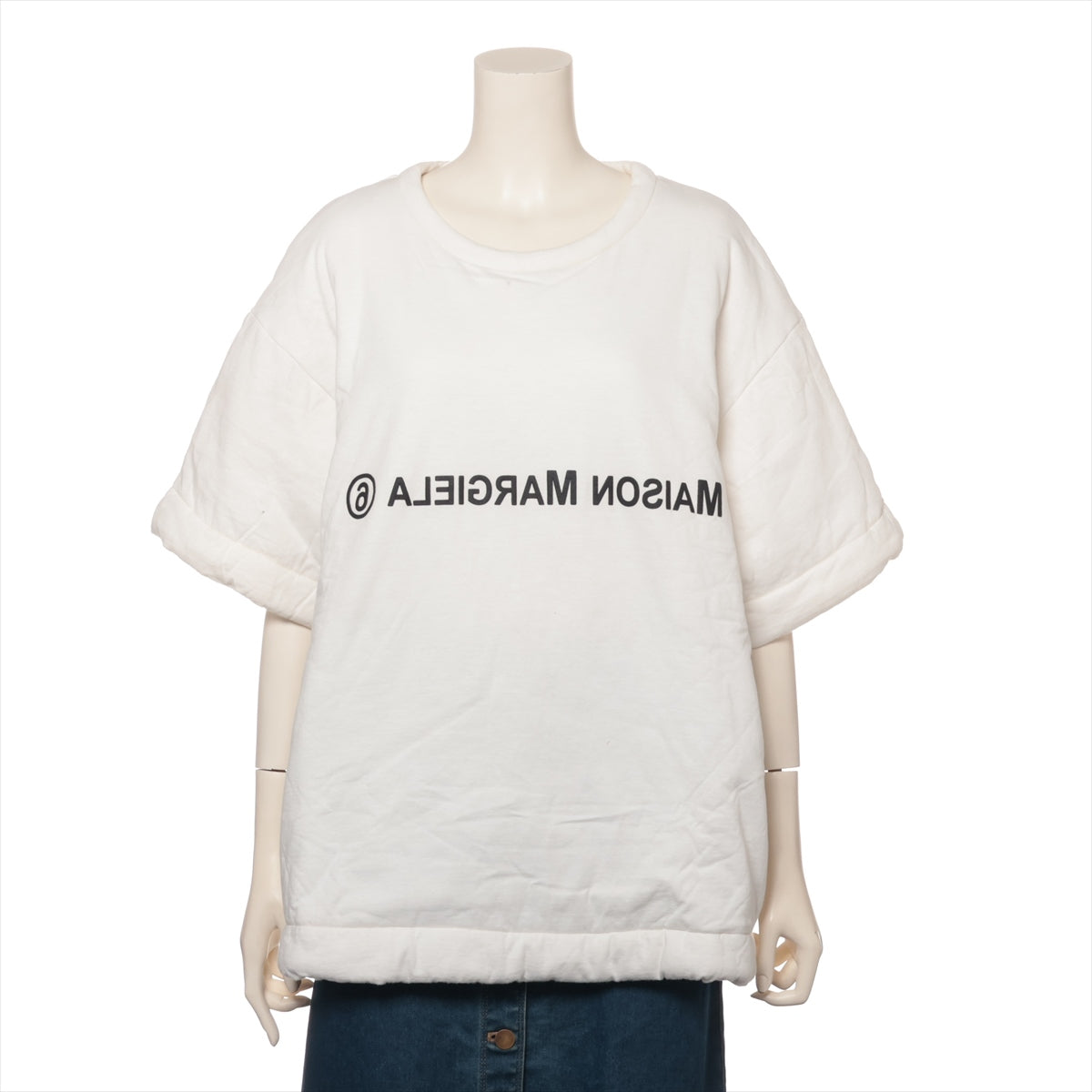 MM6 19AW コットン Tシャツ S レディース ホワイト  S62GD0017