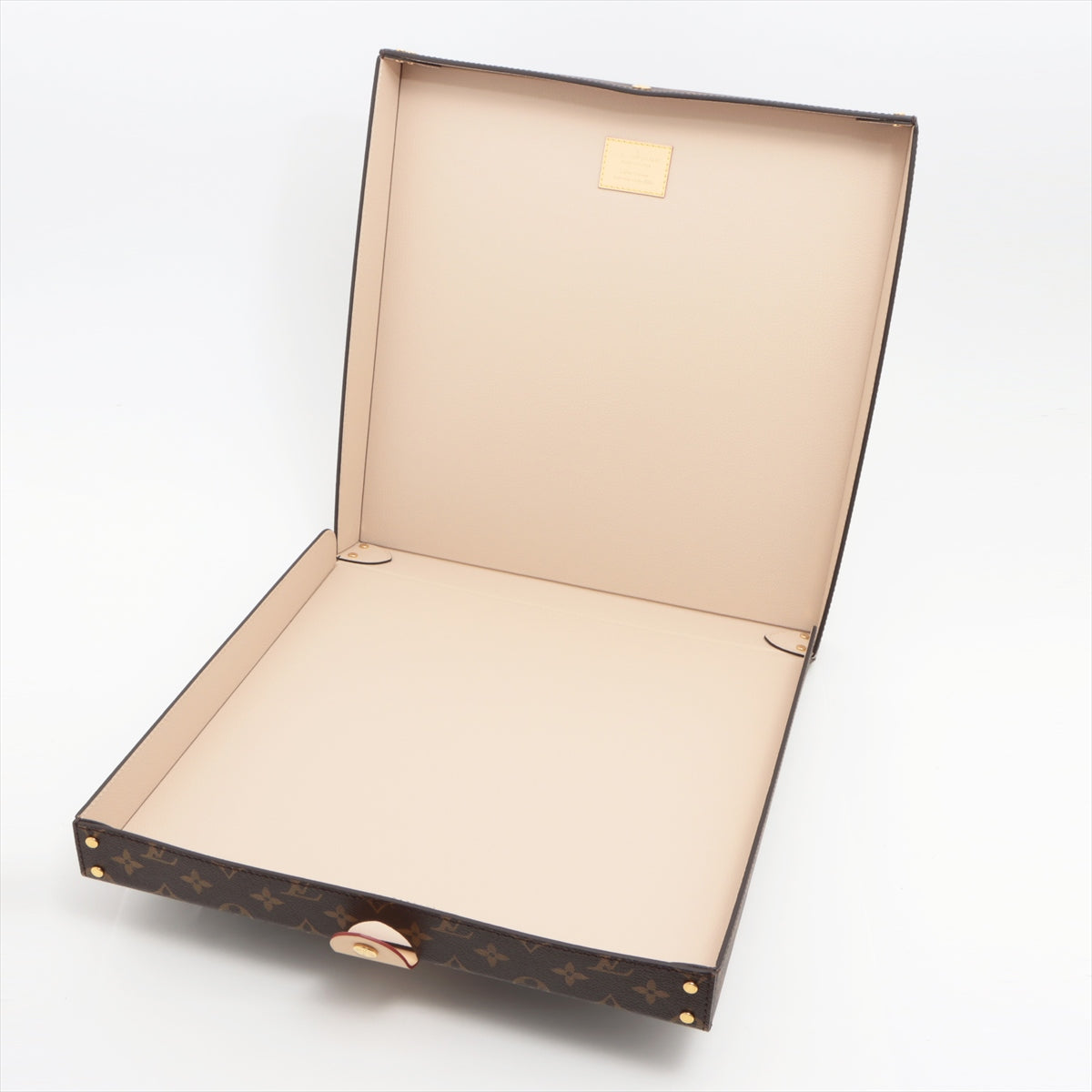 ルイヴィトン GI0634 ピザボックス その他 PVC×レザー ブラウン 2021年 モノグラム  レコードケース