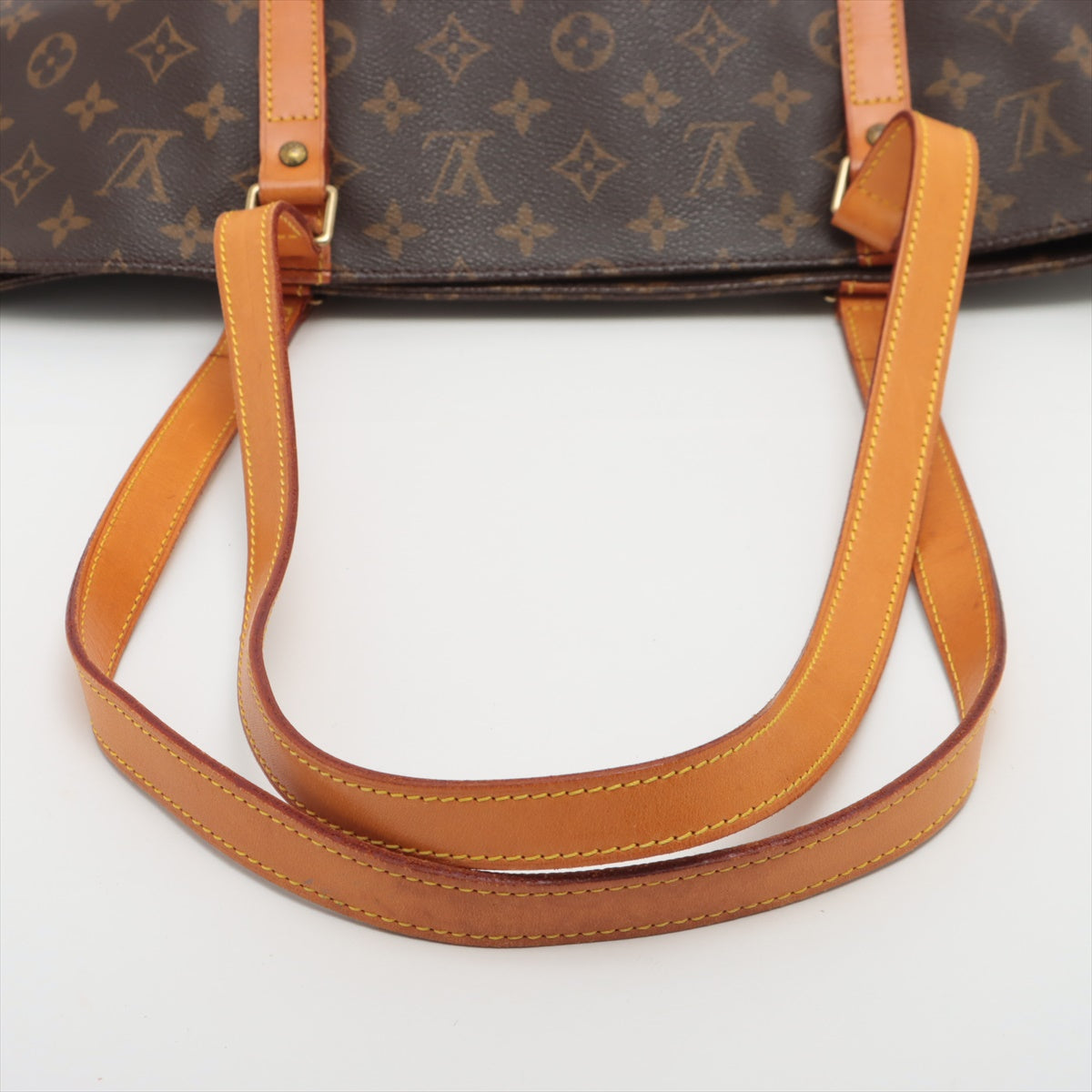 ルイヴィトン づらい LOUIS VUITTON サックショッピング モノグラム ショルダーバッグ トートバッグ PVC レザー ブラウン M51108 【