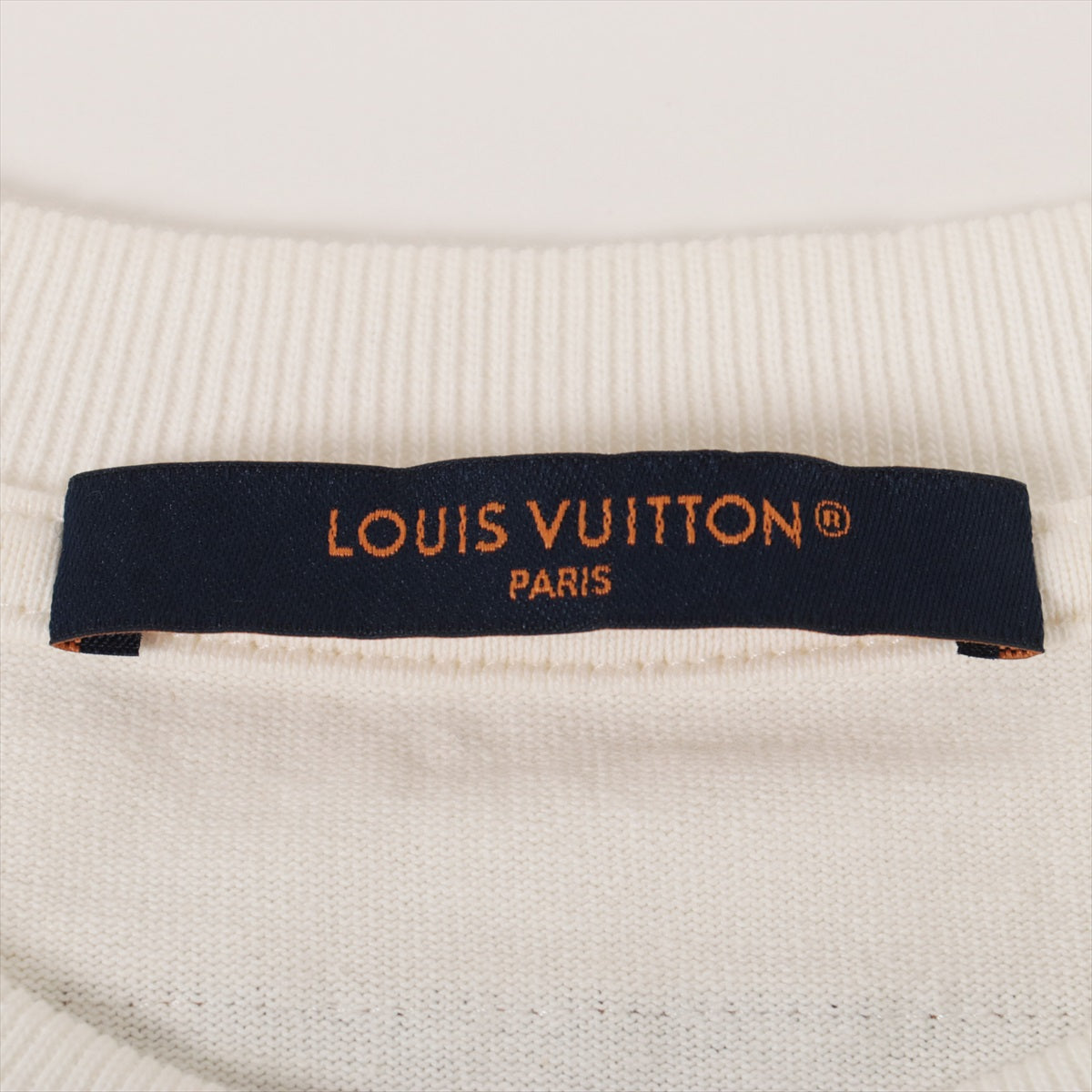 ルイヴィトン 23SS コットン Tシャツ S メンズ ホワイト  RM231 インサイドアウト