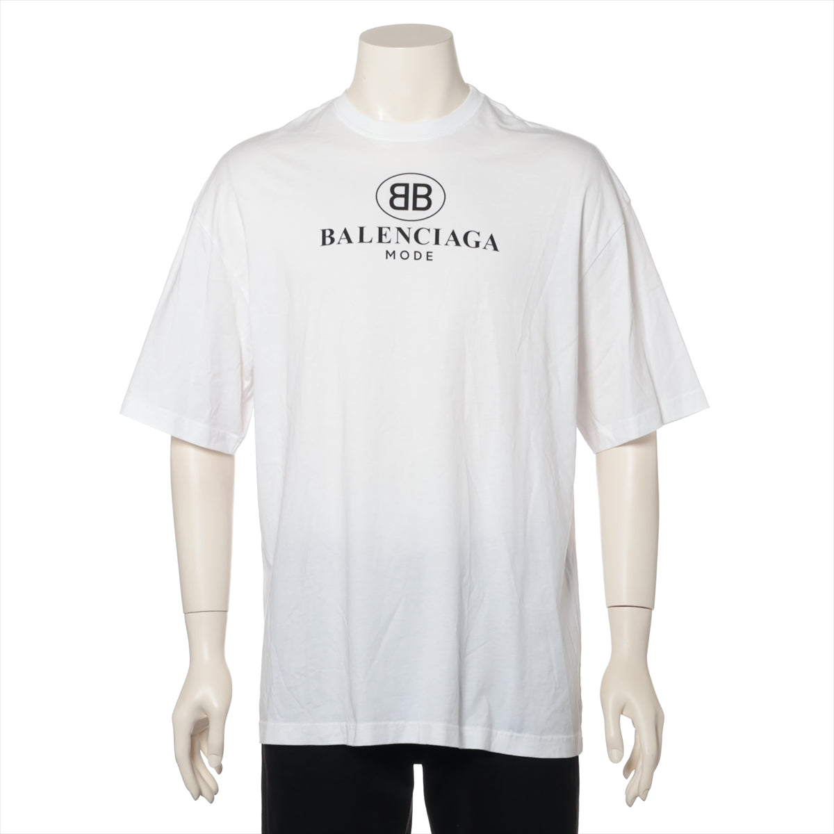 バレンシアガ 18年 コットン Tシャツ XS メンズ ホワイト  556109