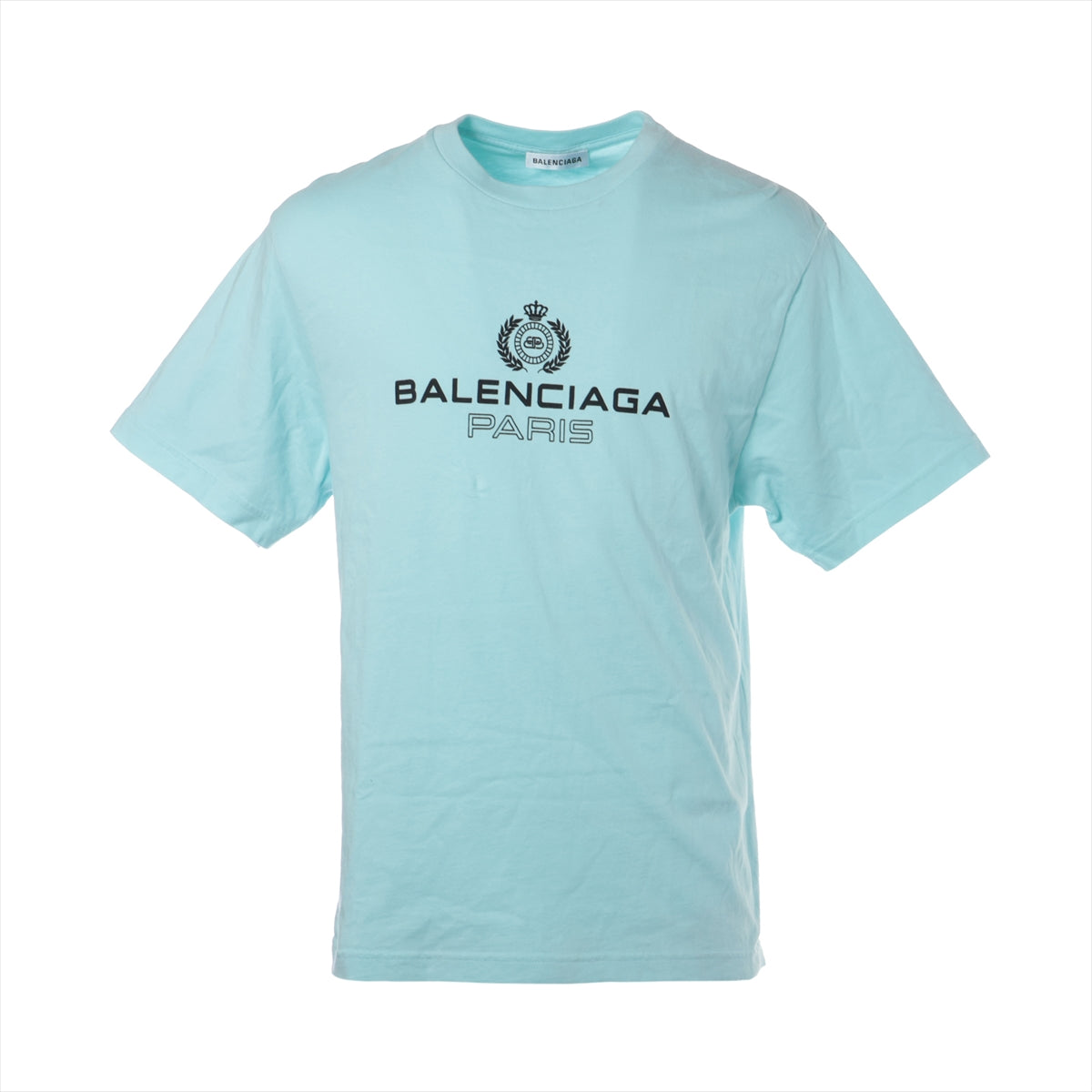 バレンシアガ 19年 コットン Tシャツ XS ユニセックス ブルー  594599