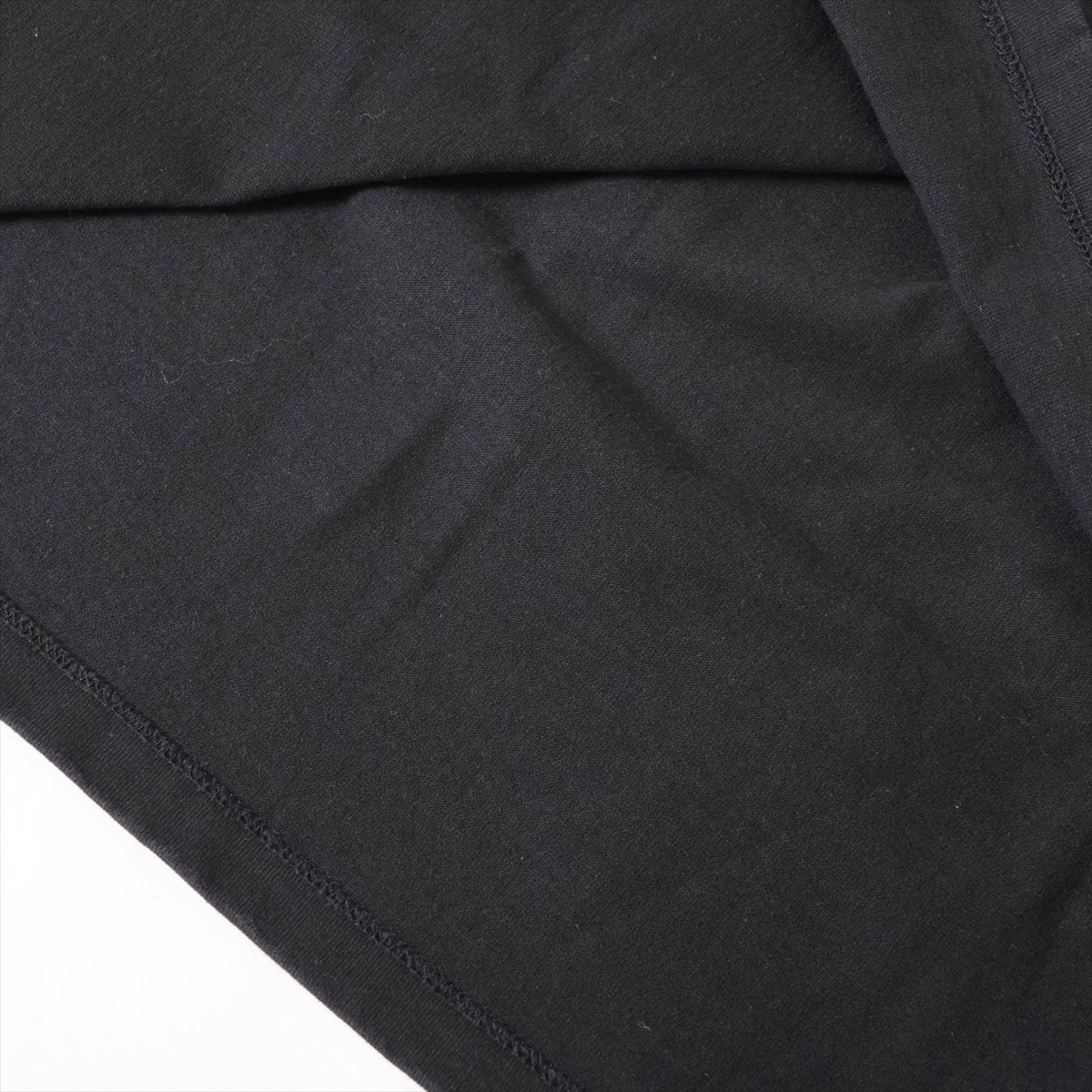 ジルサンダー コットン×ポリエステル Tシャツ L メンズ ブラック  JSMQ707017 ステッチ スレあり