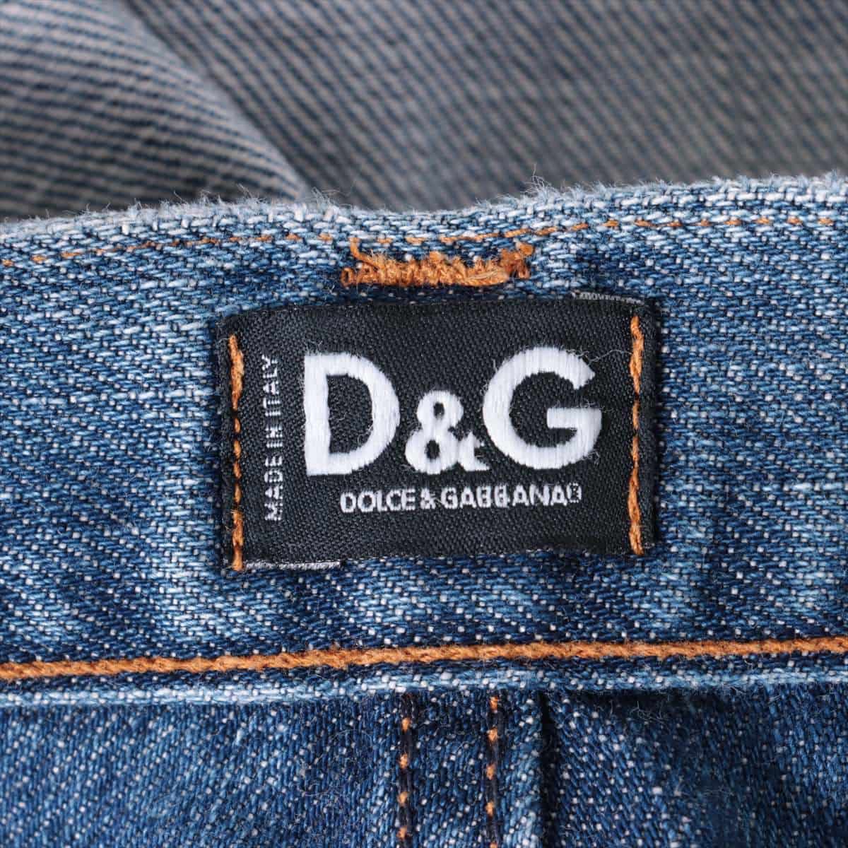 D&G デニム パンツ 26 メンズ ブルー 再構築 リメイク