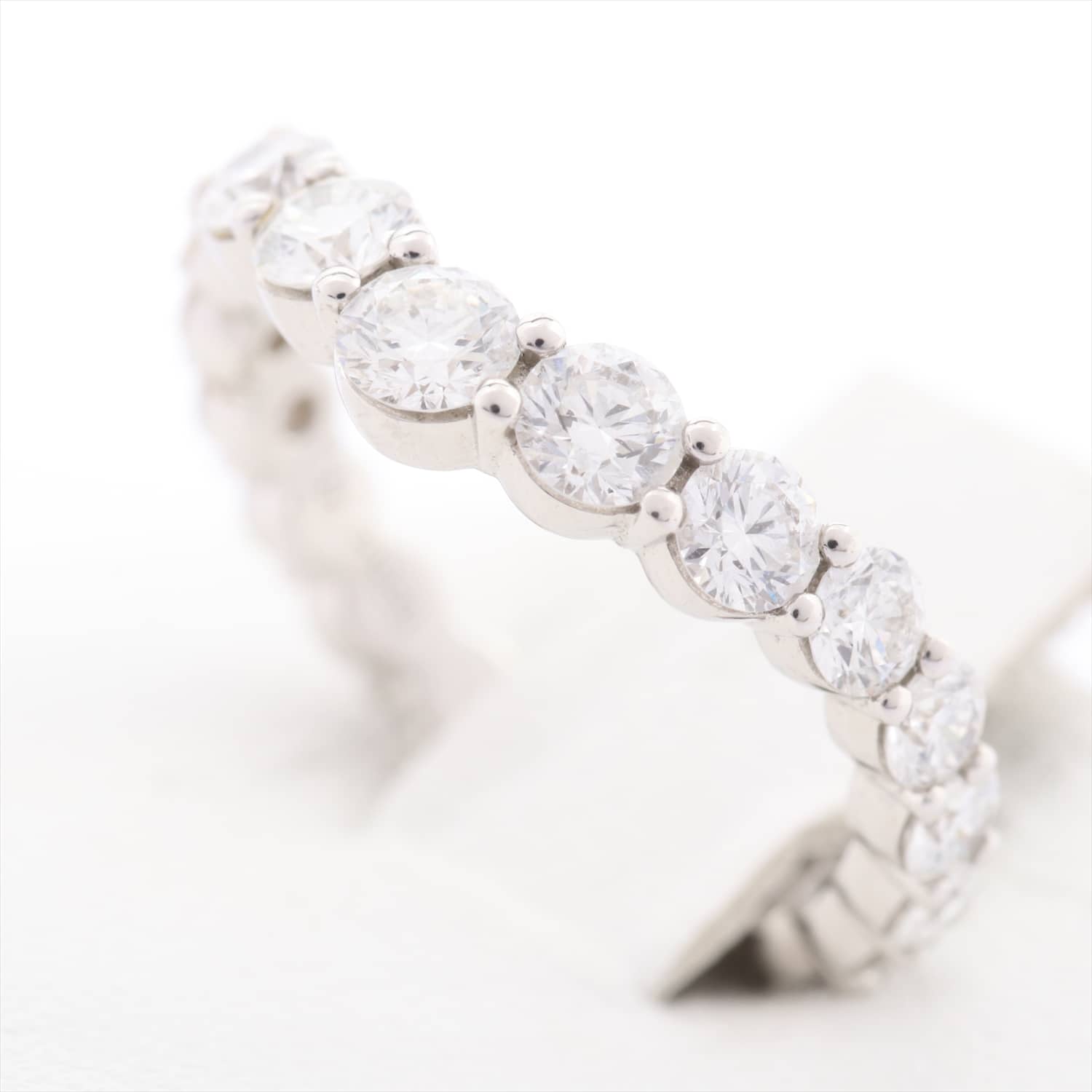 ハリーウィンストン HARRY WINSTON Vシェイプ ウェディングバンド ダイヤ リング Pt950  #6｜a0145459｜中古ブランド品・ブランド古着通販｜ALLU（アリュー）