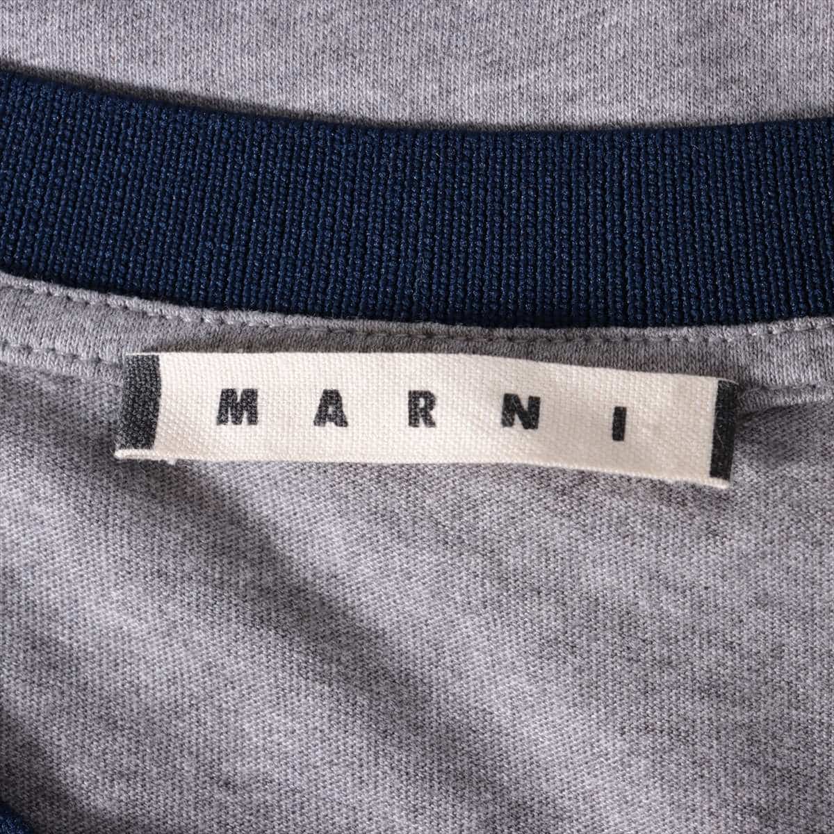 マルニ コットン×ナイロン Tシャツ 46 メンズ グレー