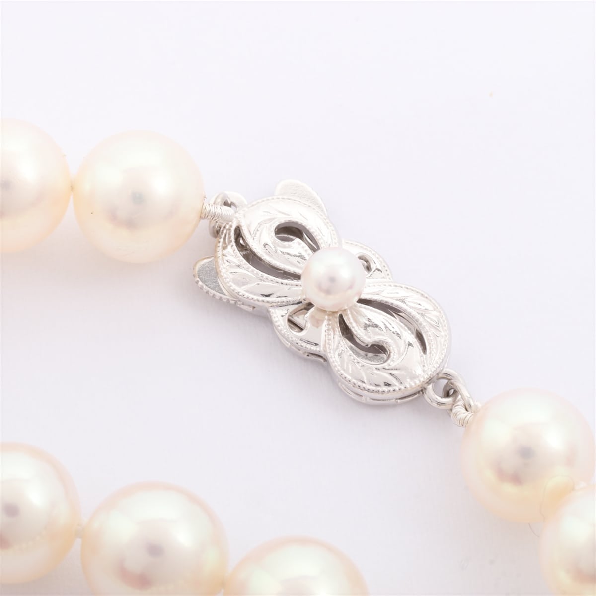 MIKIMOTO ミキモト パール ネックレス K18WG 8.0mm～8.5mm ｜a0188042｜中古ブランド品・ブランド古着通販｜ALLU（アリュー）