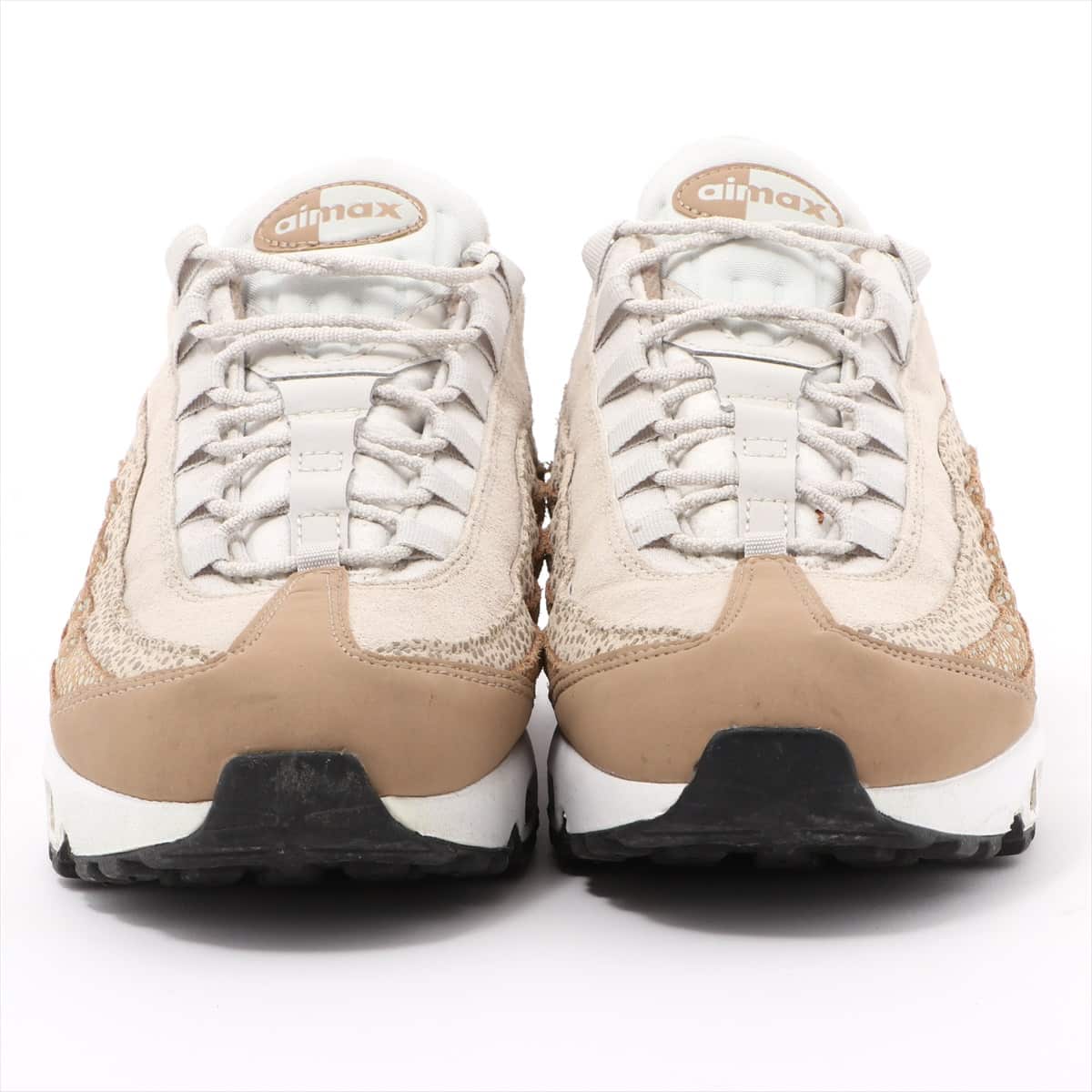 ナイキ Air Max 95 Premium Studs Constast 18SS スエード スニーカー 25.5 レディース ブラウン