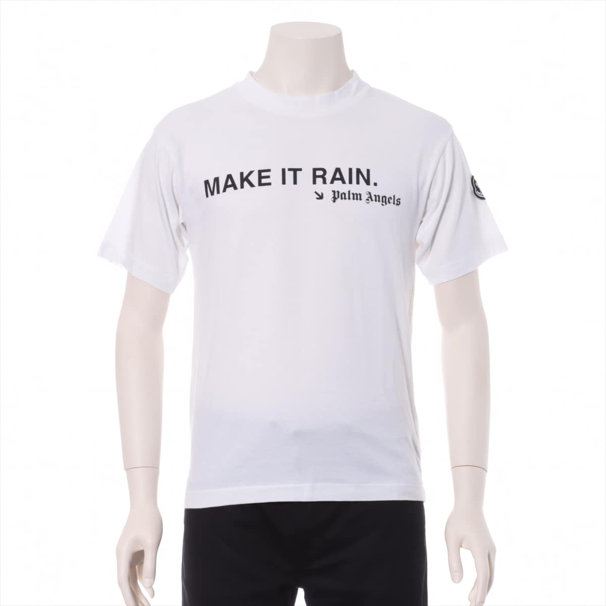 モンクレールジーニアス パームエンジェルス 18年 コットン Tシャツ XS メンズ ホワイト