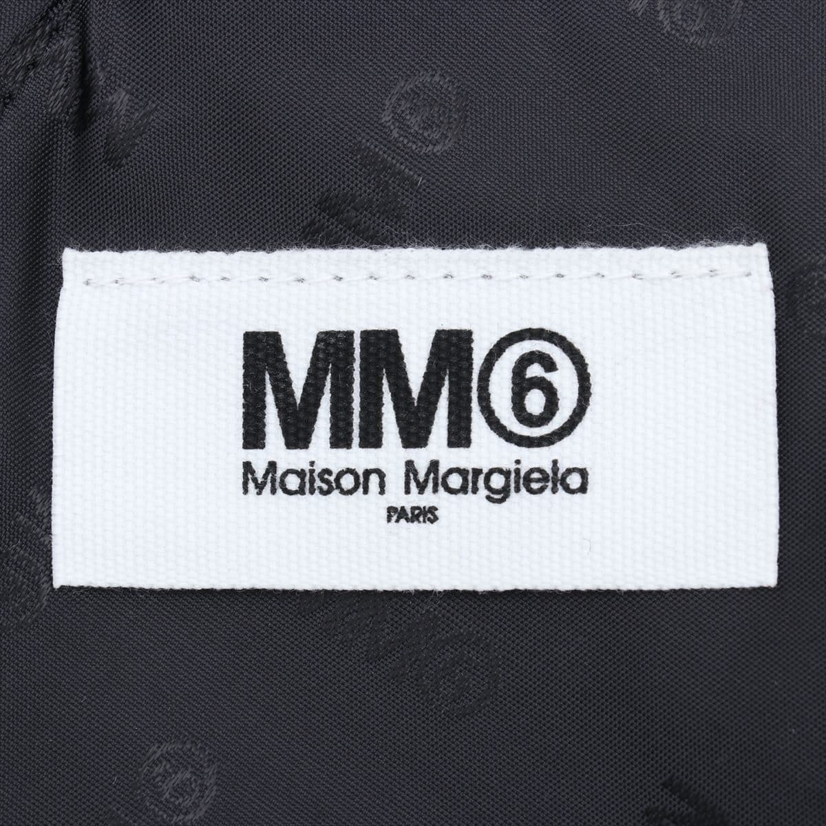 メゾンマルジェラ レザー ハンドバッグ ホワイト トライアングル　MM6