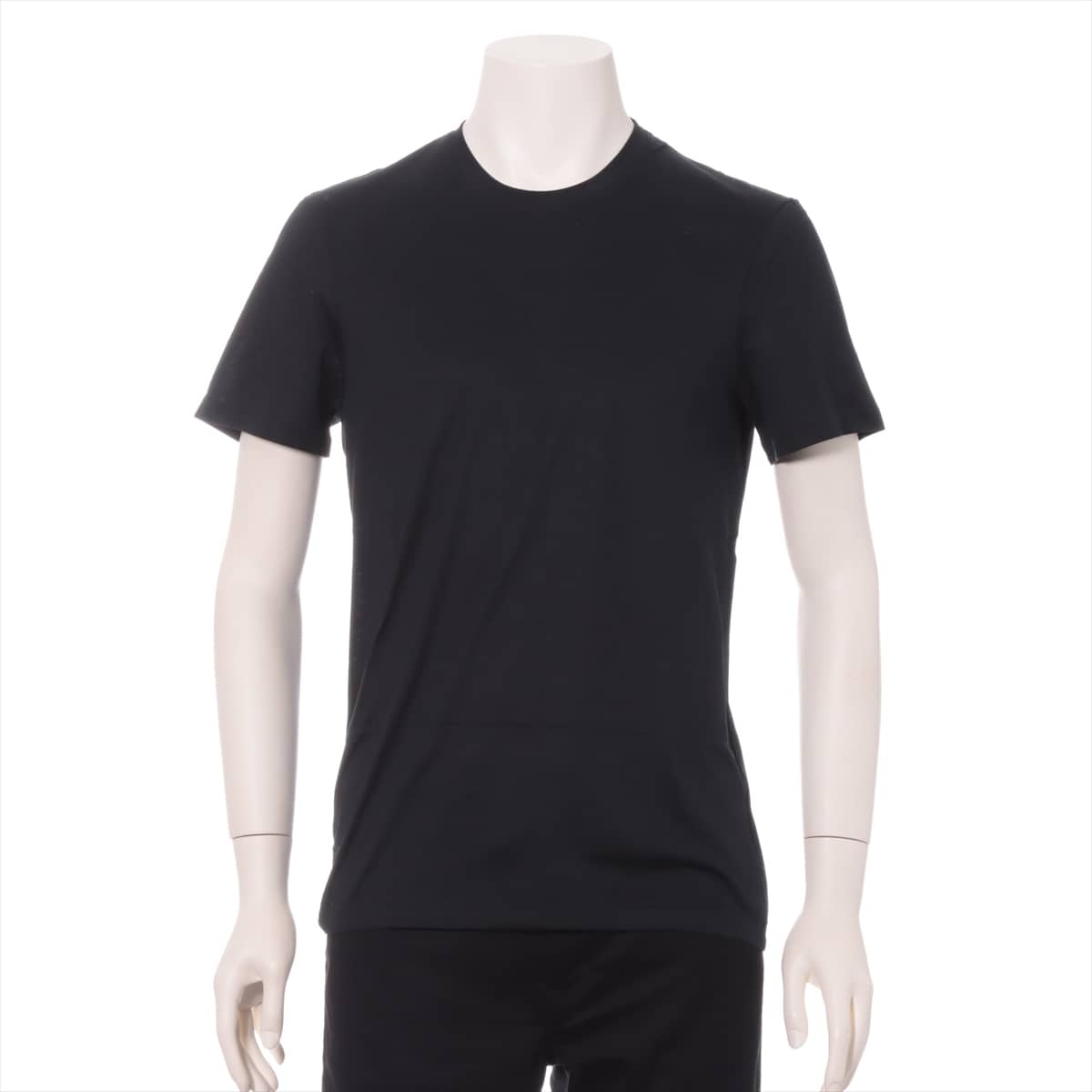 ディオール コットン ロングTシャツ 46 メンズ ブラック  BEE刺繍 アンダーウエア