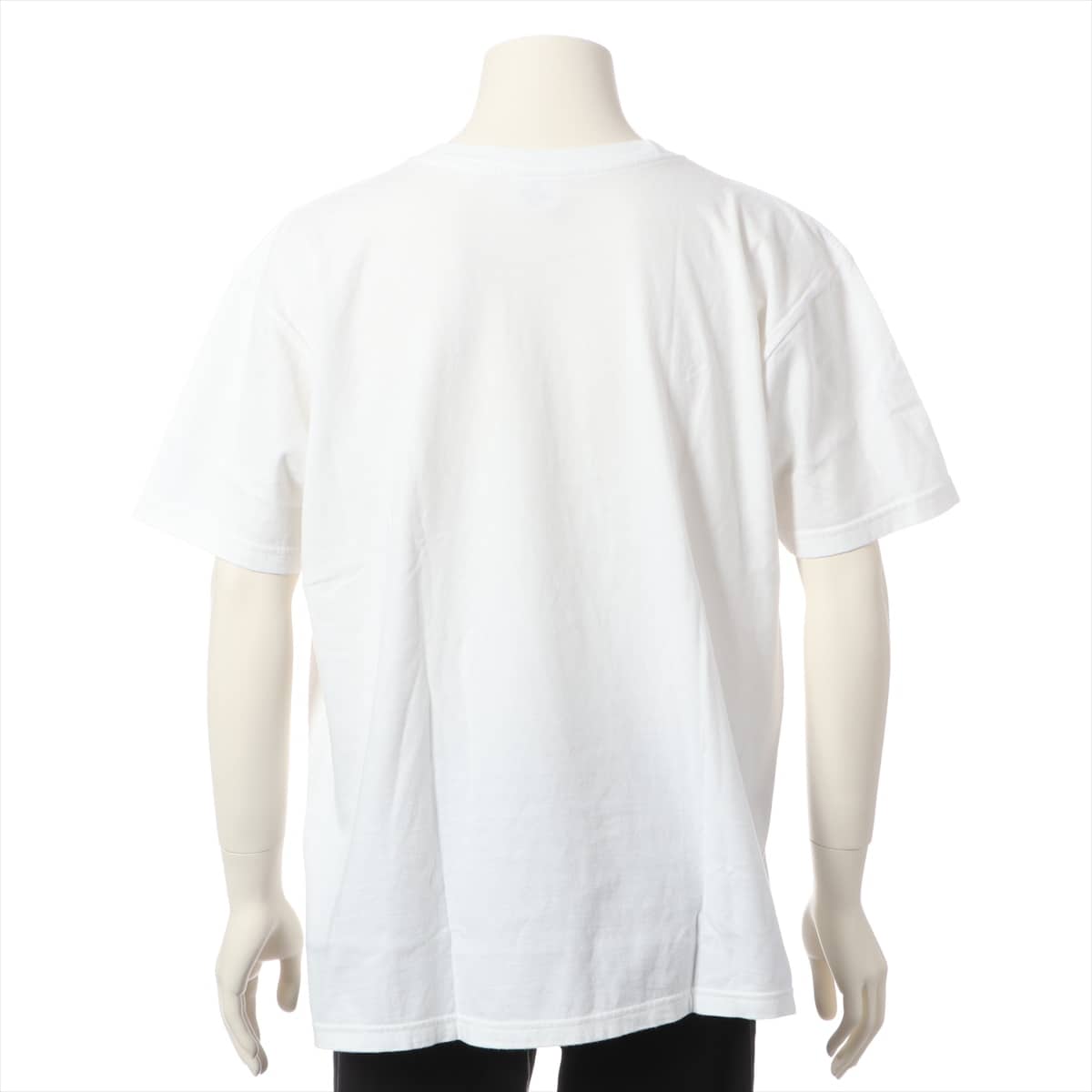 シュプリーム×コムデギャルソン 17SS コットン Tシャツ XL メンズ ホワイト  ボックスロゴ ペーパーアート