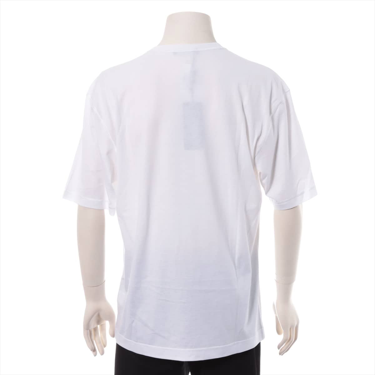 ドルチェ&ガッバーナ コットン Tシャツ 46 メンズ ホワイト  ロゴプリント