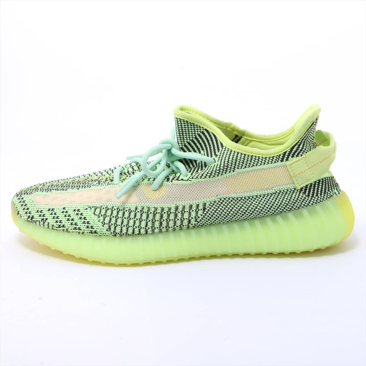 アディダス YEEZY BOOST 350 V2 メッシュ スニーカー 29.0 メンズ ライム