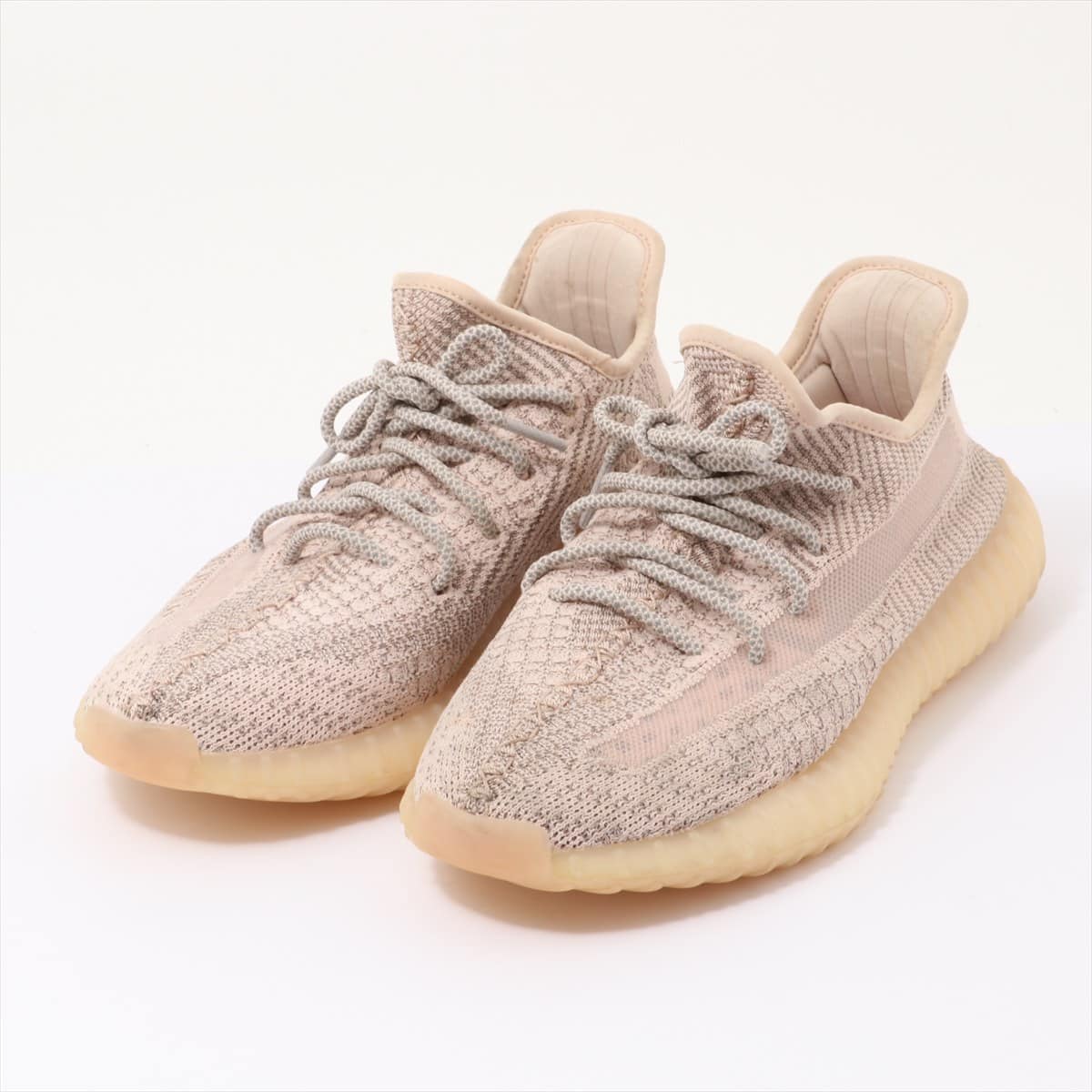 アディダス YEEZY BOOST 350 V2 ニット スニーカー 27.5cm メンズ ピンク