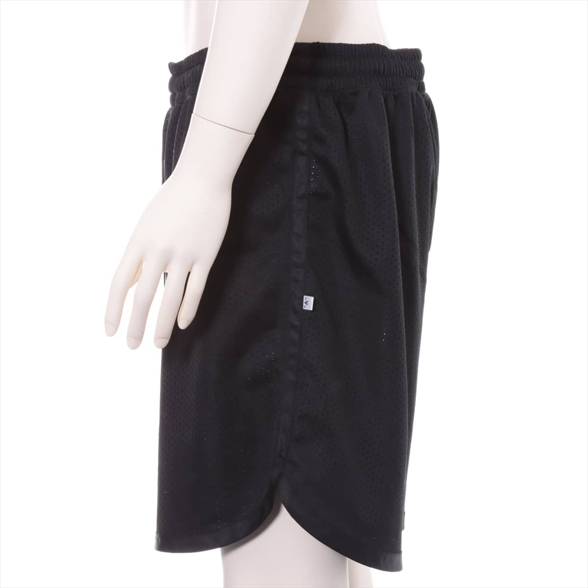オフホワイト 19SS ポリエステル ショートパンツ XL メンズ ブラック  Split Logo Mesh Shorts