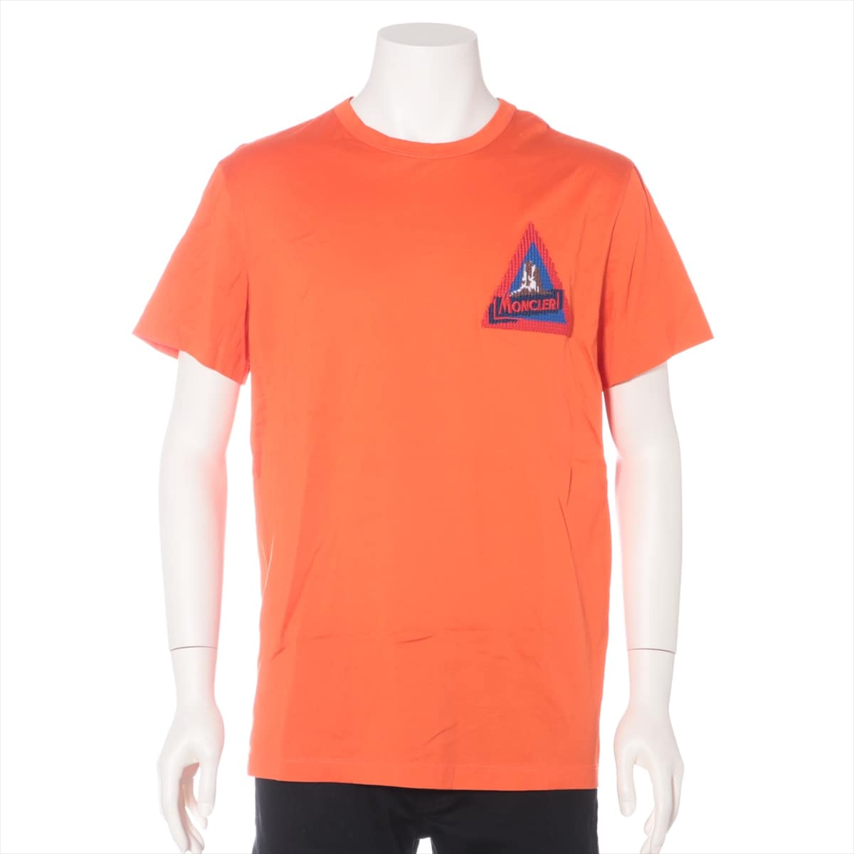 Tシャツ/カットソー(半袖/袖なし)モンクレール　tシャツ　オレンジ