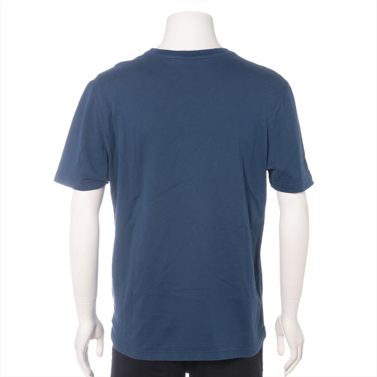 ルイヴィトン RM151Q コットン×シルク Tシャツ Ｍ メンズ ネイビー