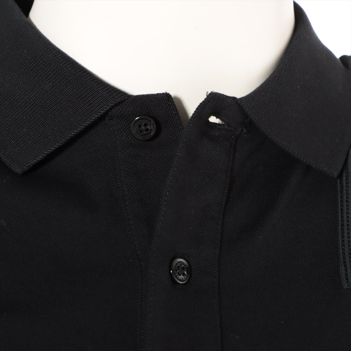 モンクレールジーニアス クレイグ グリーン 18年 コットン ロングTシャツ Ｓ メンズ ブラック  ポロ