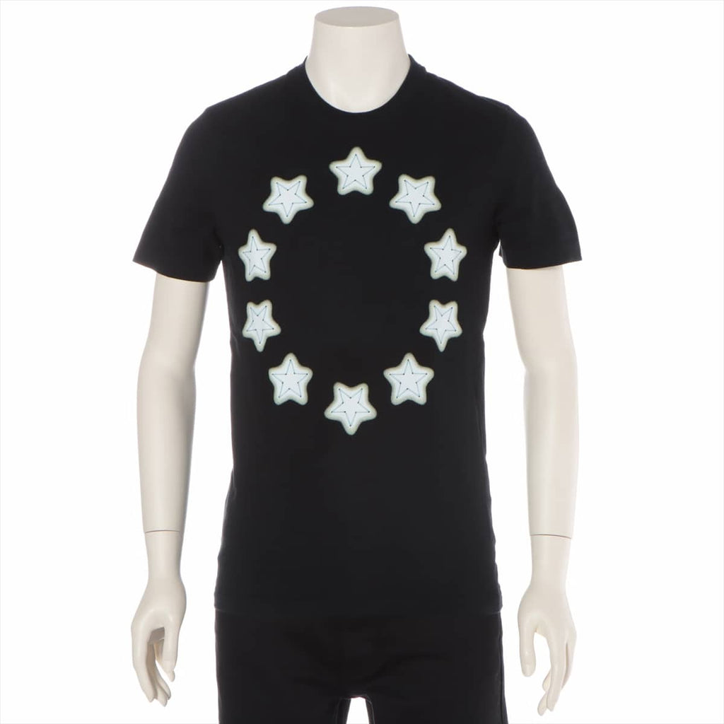 ジバンシィ コットン Tシャツ XS メンズ ブラック  スター サークル
