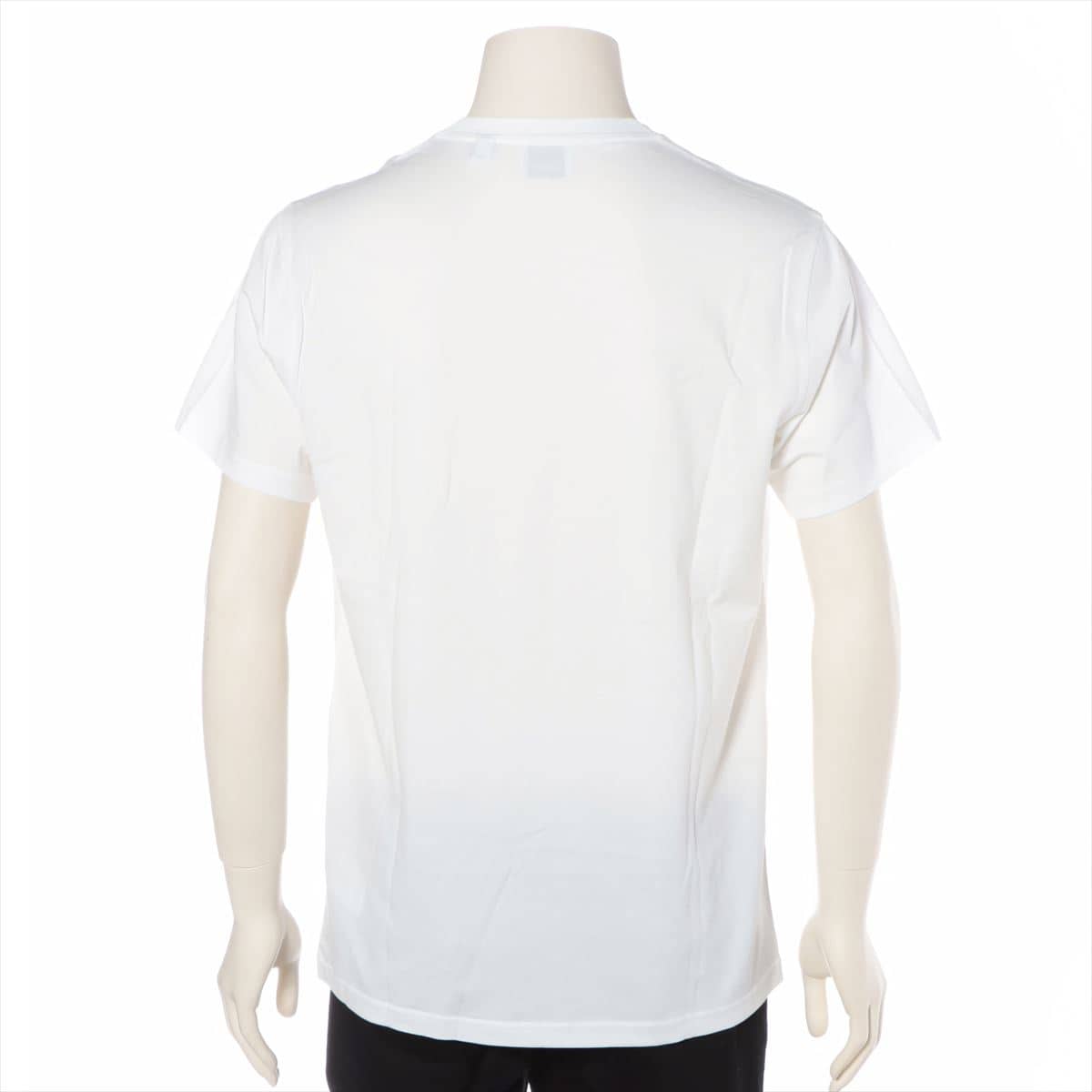 バーバリー コットン Tシャツ M メンズ ホワイト  リカルド・ティッシ期 胸刺繍ロゴ 8017258
