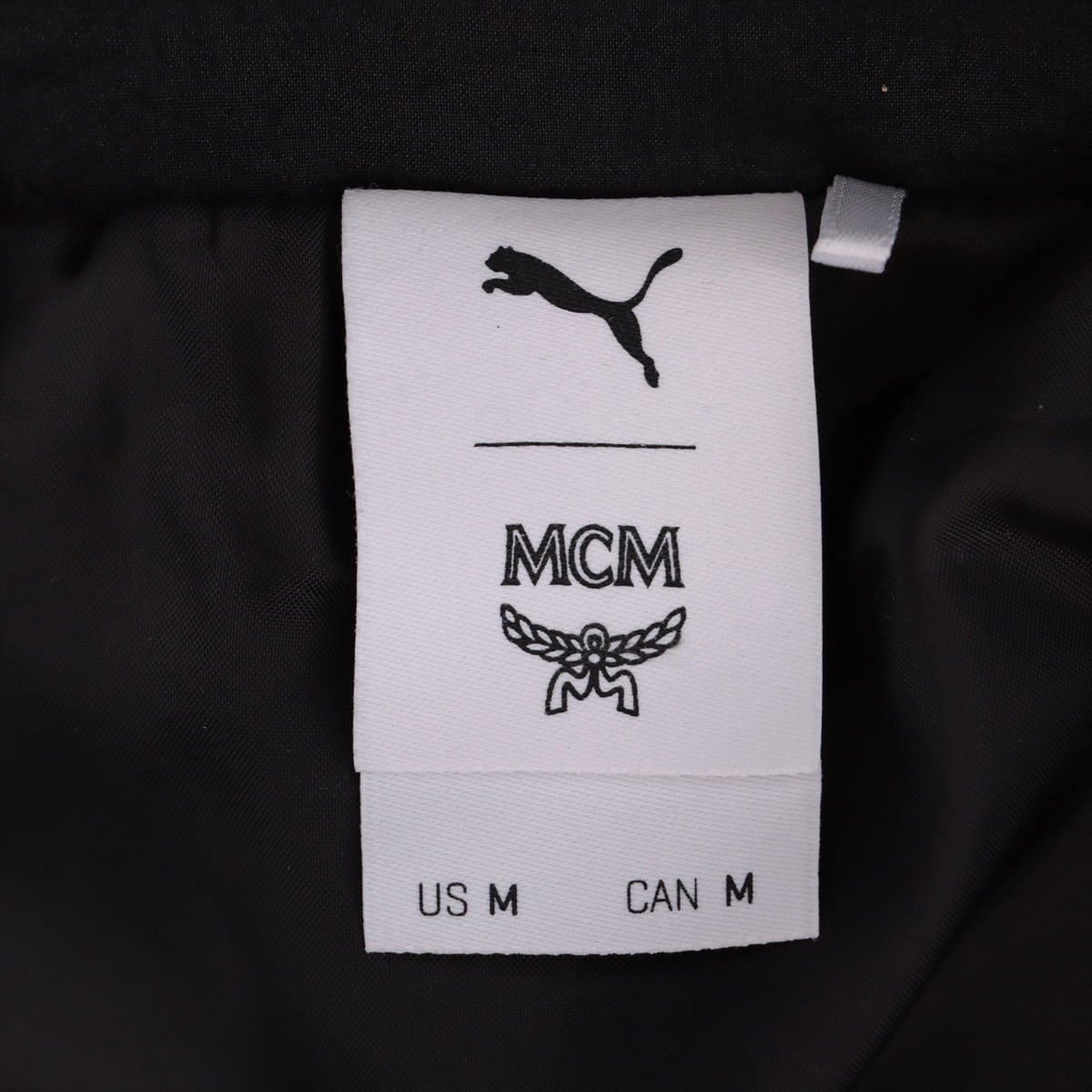 MCM ナイロン ナイロンジャケット M メンズ ブラック  pumaコラボ 品質タグ一部カット