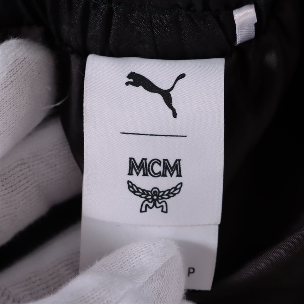 MCM ナイロン トラックパンツ S メンズ ブラック  pumaコラボ 品質タグ一部カット