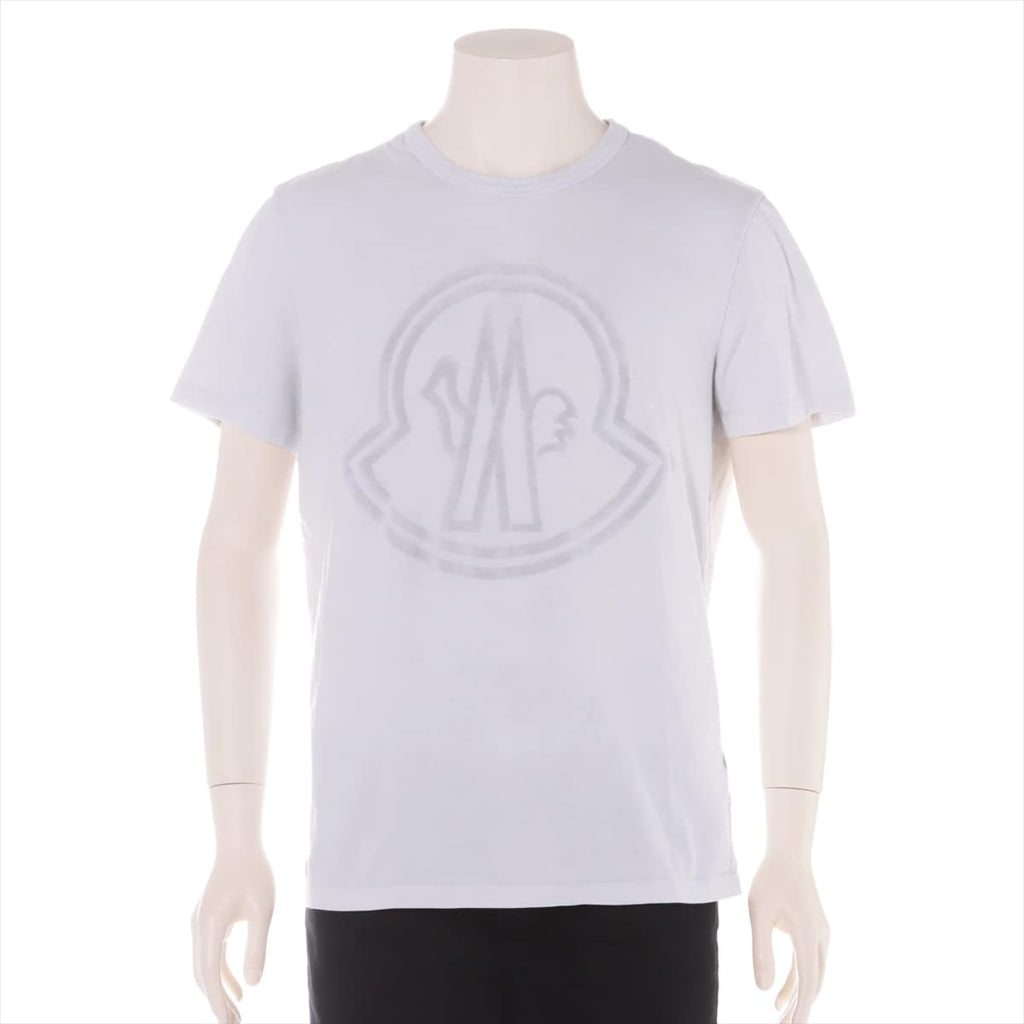 モンクレール MAGLIA 20年 コットン Tシャツ L メンズ グレー  ロゴ