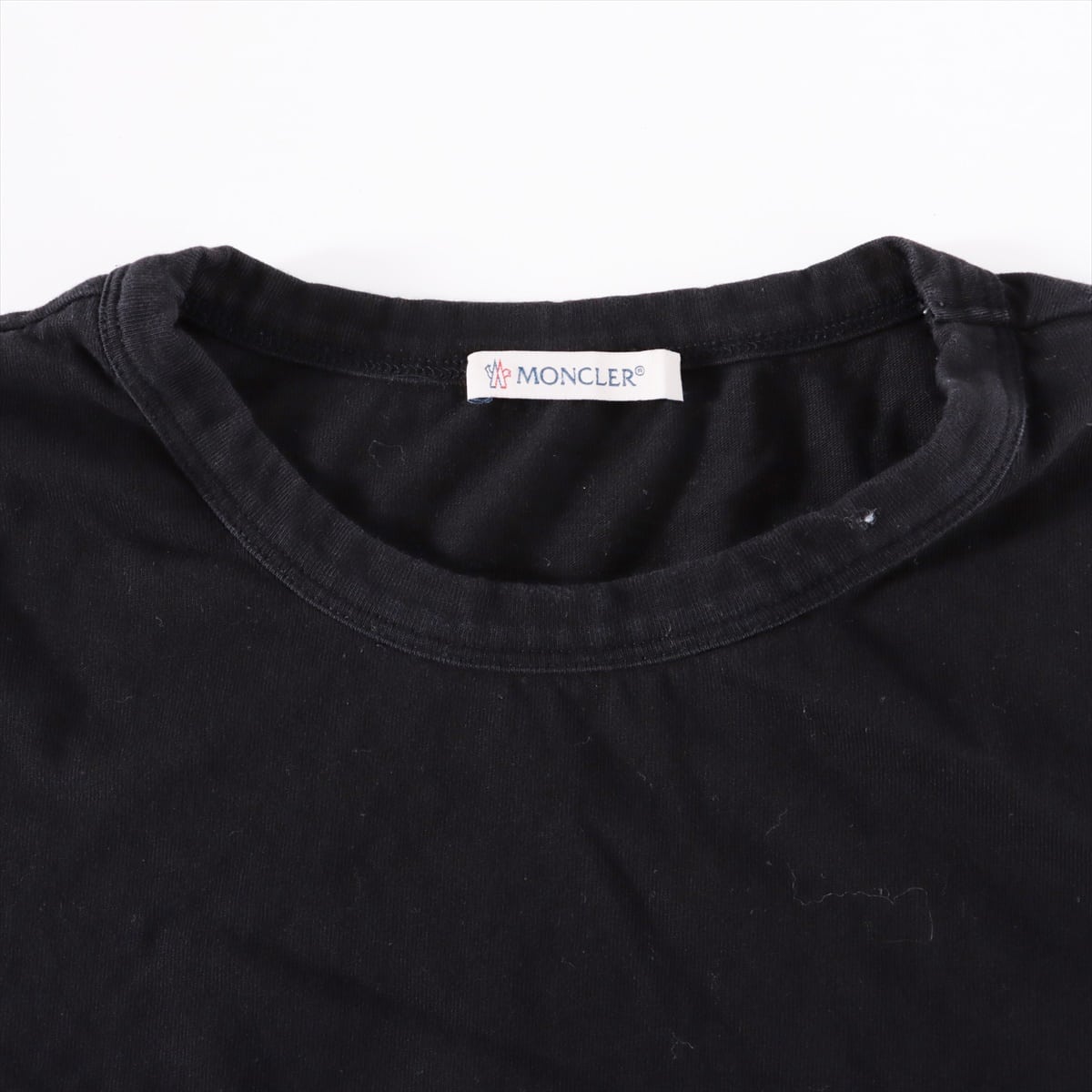 モンクレール MAGLIA 20年 コットン Tシャツ L メンズ ブラック  ロゴ