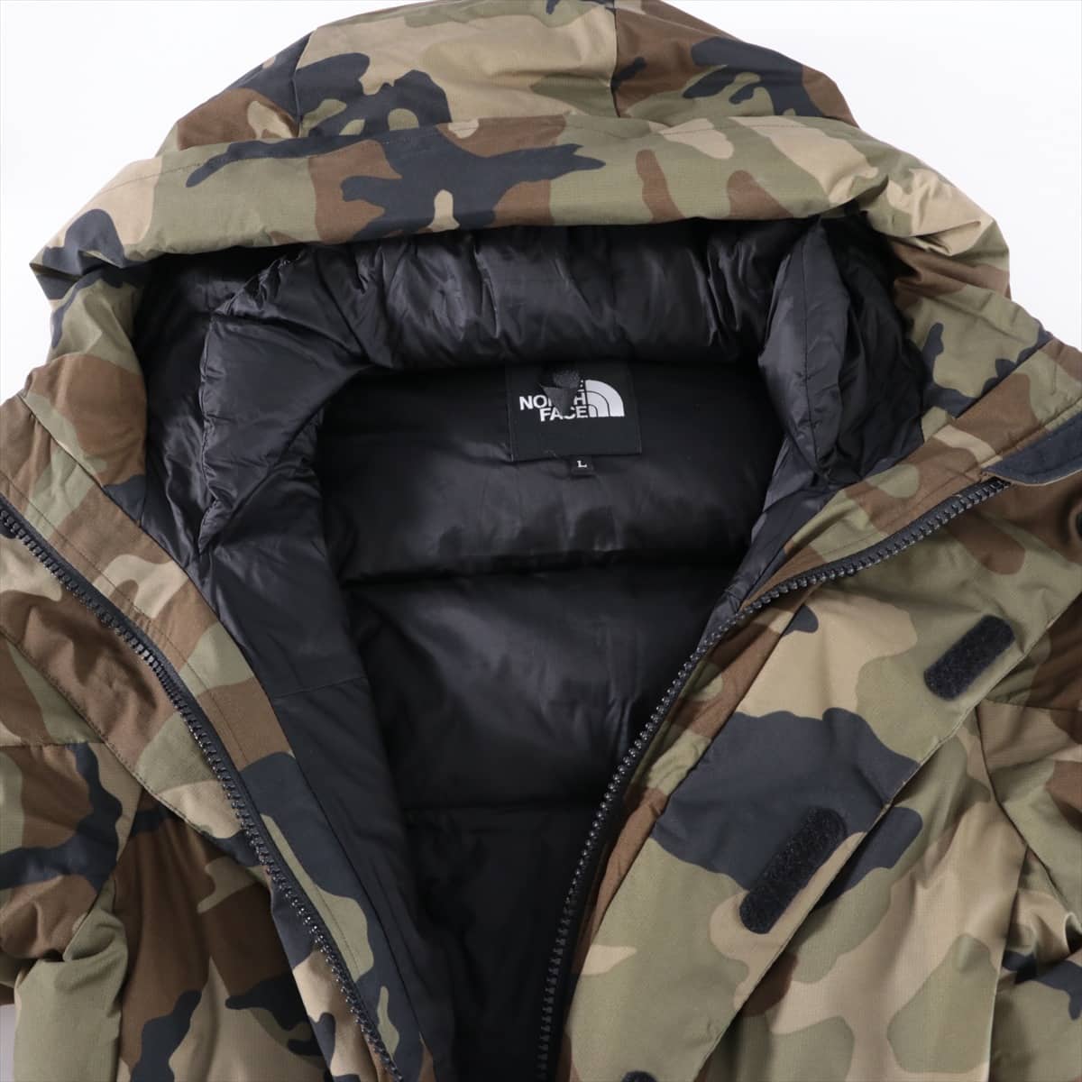 ノースフェイス 19AW ナイロン ダウンジャケット L メンズ カモフラ  ND91951 Novelty Baltro Light Jacket