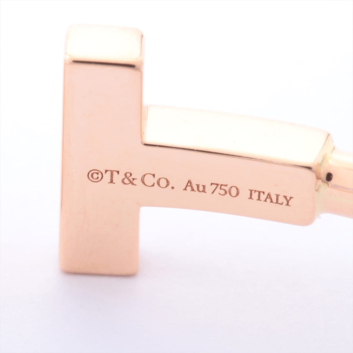 ティファニー　Tiffany & Co.　Tワイヤー ダイヤ ブレスレット　750PG　#S