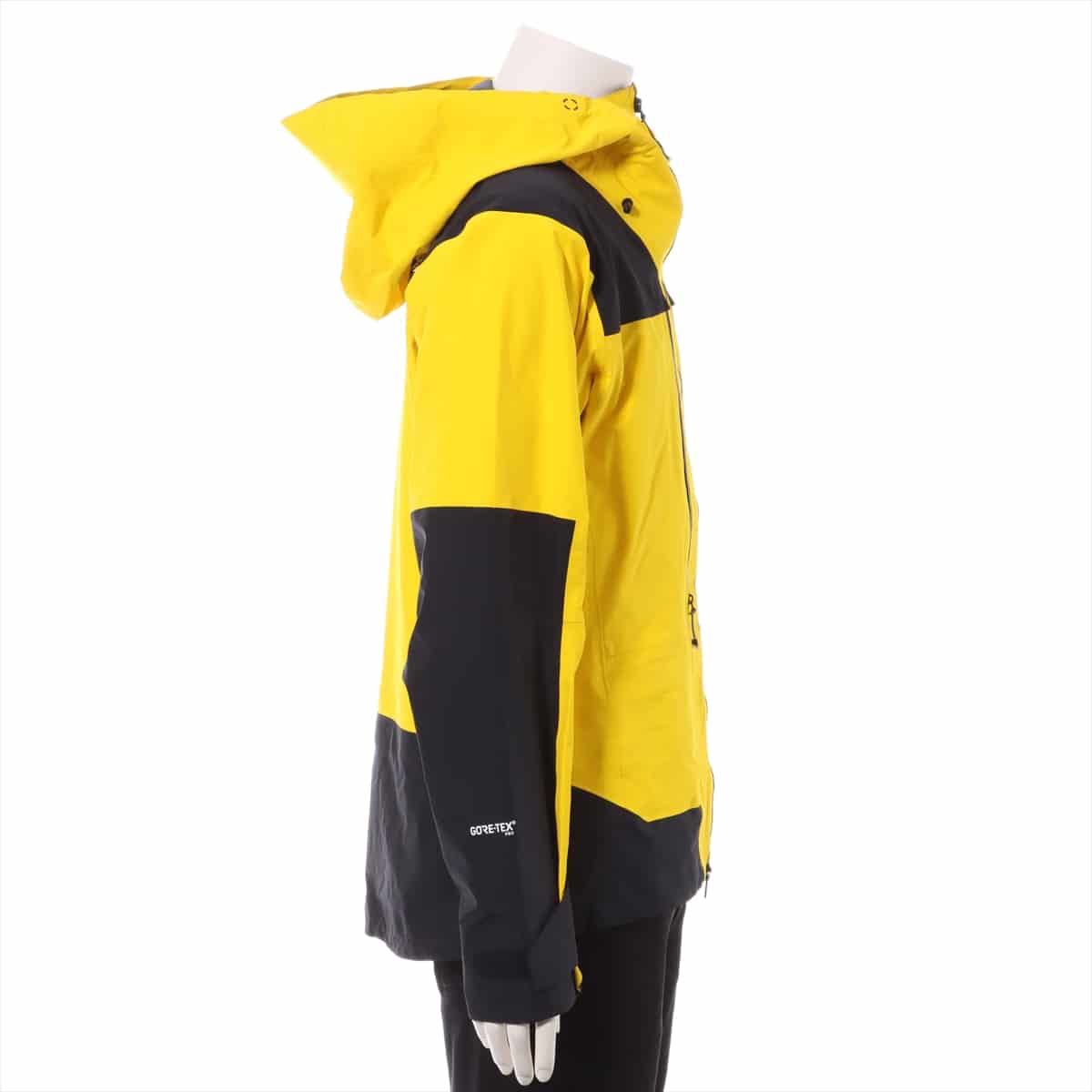 ノースフェイス ナイロン マウンテンパーカー M メンズ ブラック×イエロー NP61711 SUMMIT L5 GTX PRO JACKE