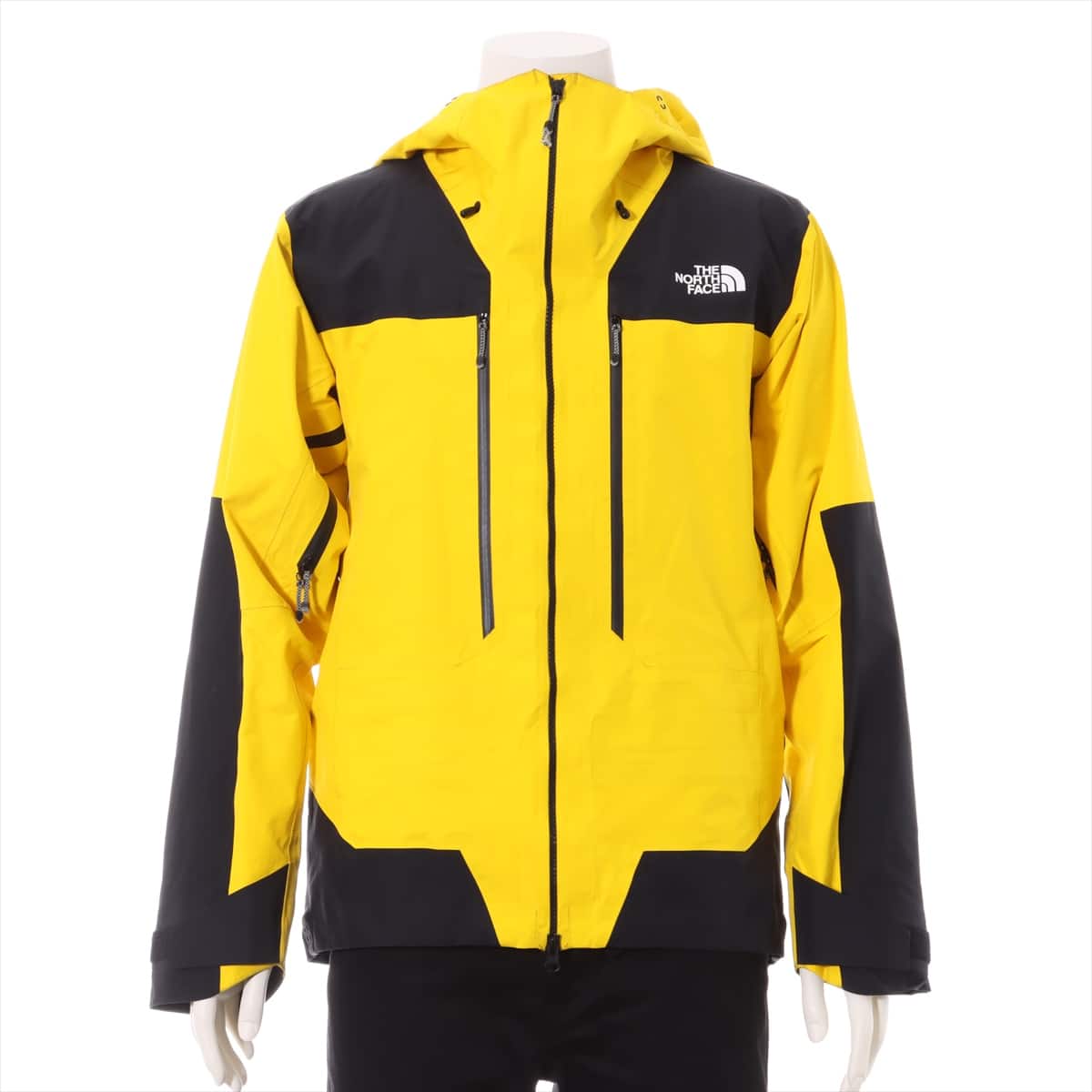 ノースフェイス ナイロン マウンテンパーカー M メンズ ブラック×イエロー  NP61711 SUMMIT L5 GTX PRO JACKET