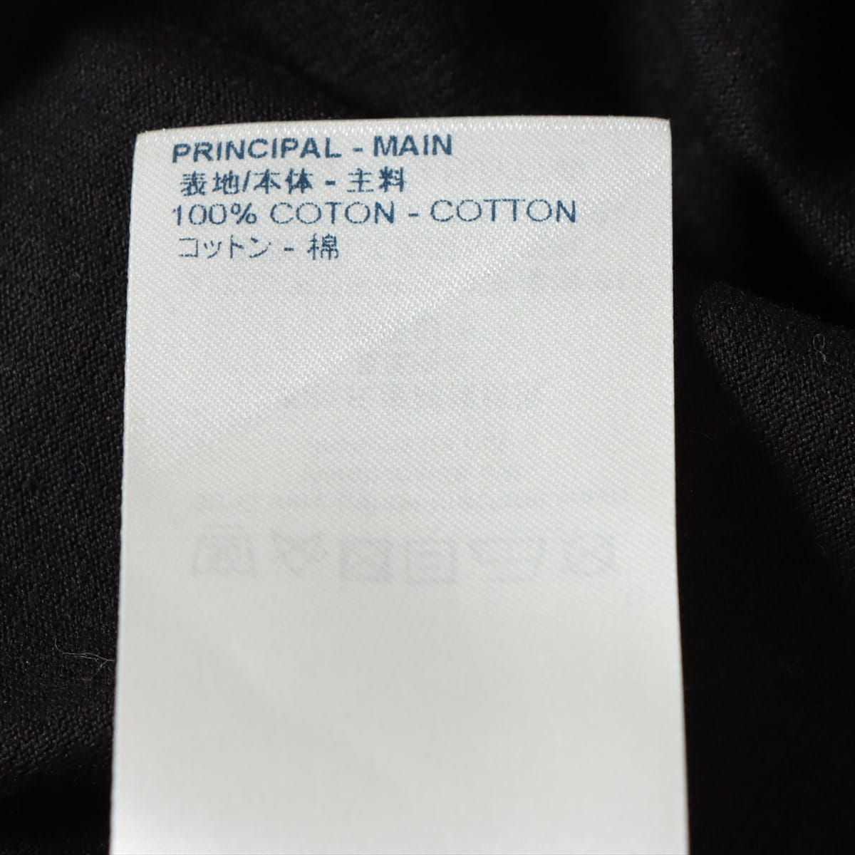 ルイヴィトン RM202 コットン Tシャツ M メンズ ブラック  モノグラムグラディエント