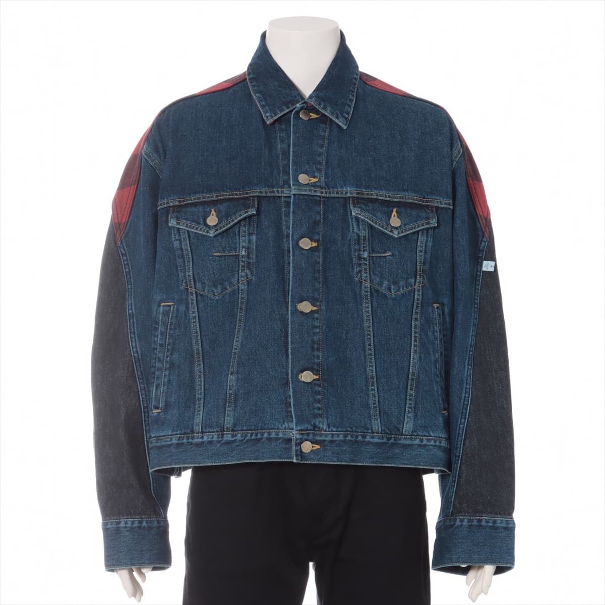 ファセッタズム 19AW コットン デニムジャケット 3 メンズ マルチカラー PIPPA-JK-M05 CHECK DENIM  JACKE｜a0350880｜中古ブランド品・ブランド古着通販｜ALLU（アリュー）