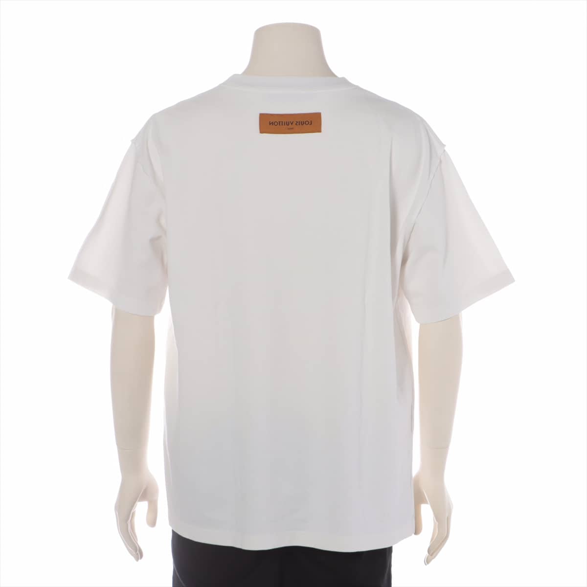 ルイヴィトン RM191 コットン Tシャツ L メンズ ホワイト  インサイドアウトTシャツ