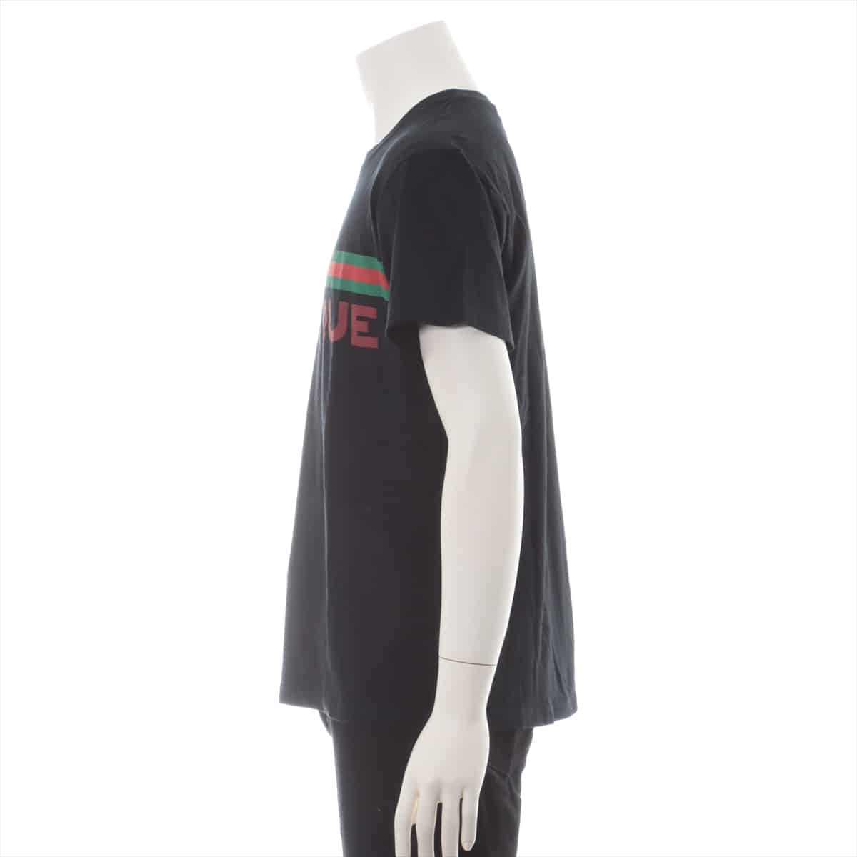 グッチ ヴィンテージロゴ コットン Tシャツ XS レディース ブラック