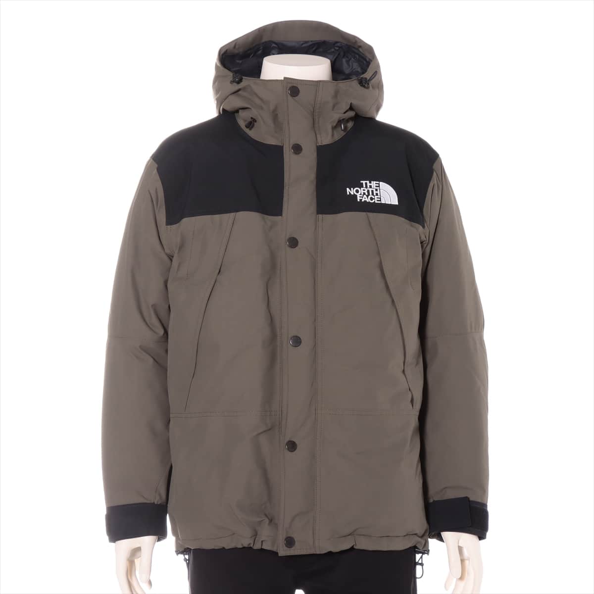 ノースフェイス ナイロン ダウンジャケット M メンズ カーキ  ND91930 Mountain Down Jacket