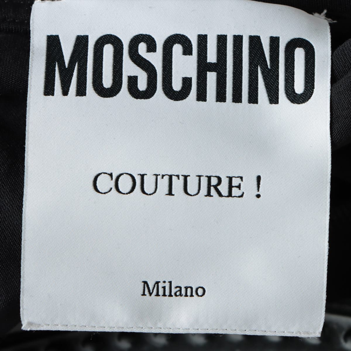 モスキーノ 20SS コットン Tシャツ I 50 メンズ ブラック  ピースボタンロゴ