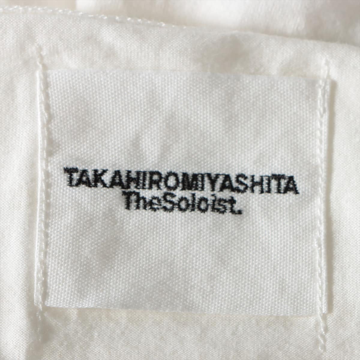 タカヒロミヤシタザソロイスト 18AW コットン ロングTシャツ 48 メンズ ホワイト  I AM THE SOLOIST.