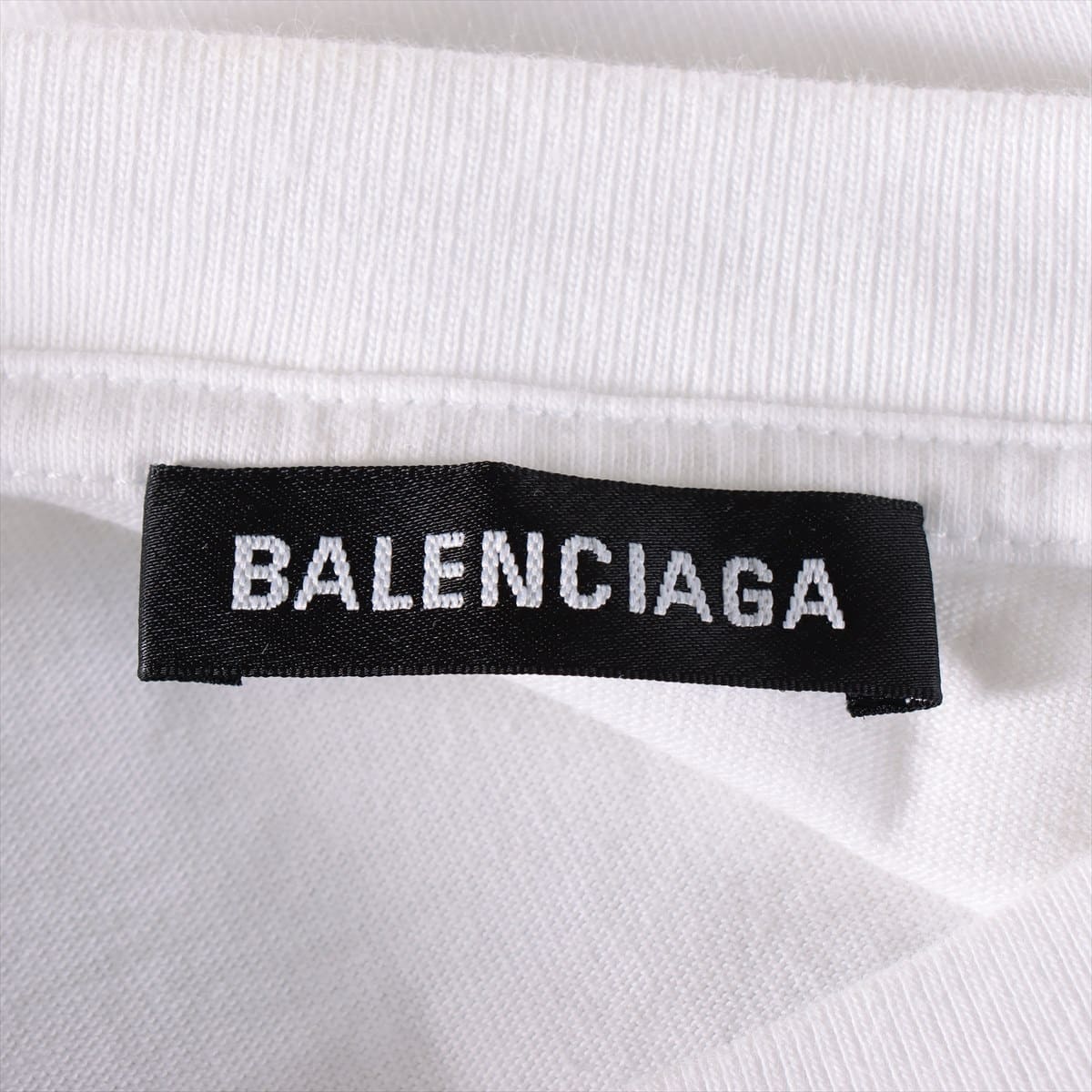 バレンシアガ 19AW コットン Tシャツ XS メンズ ホワイト