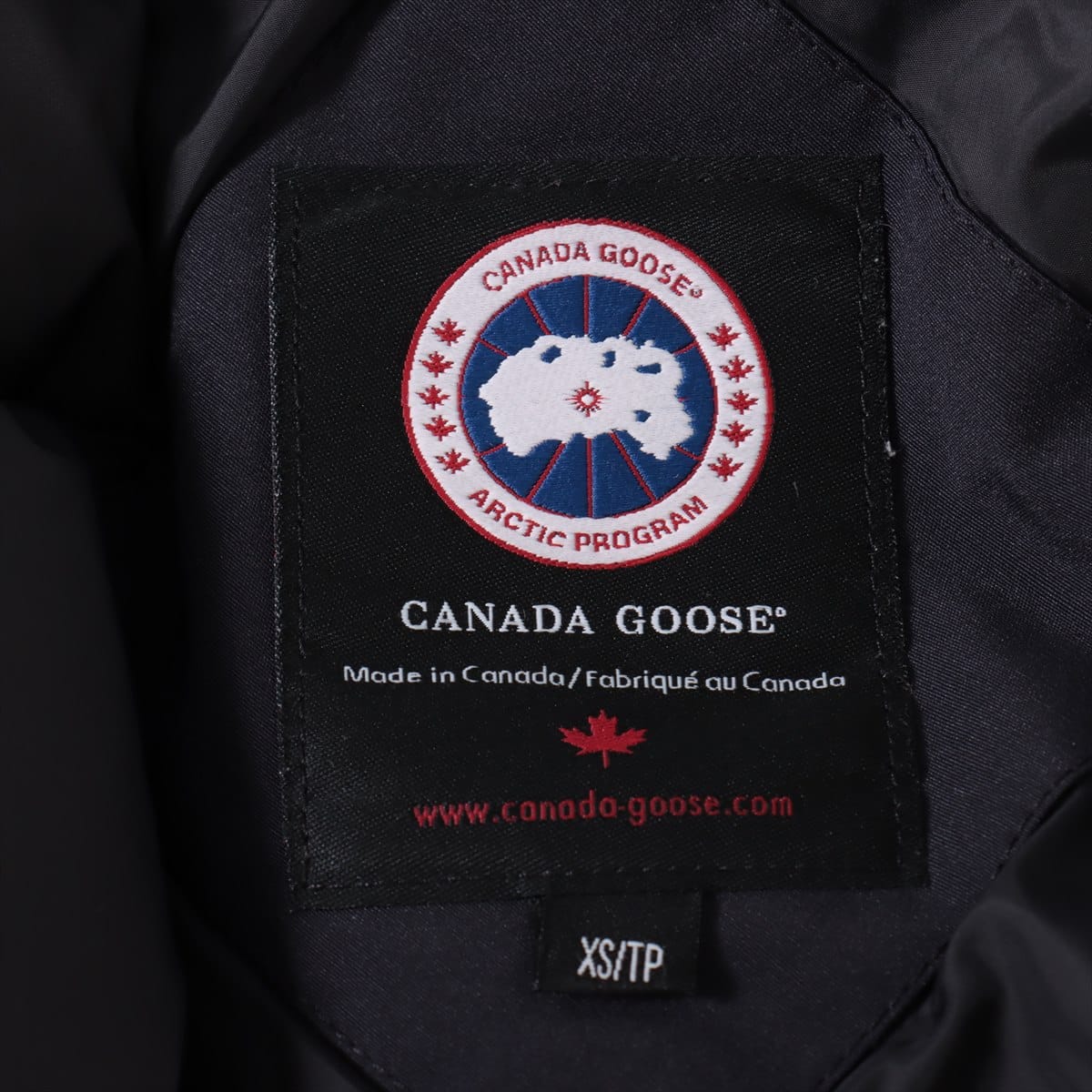 カナダグース JASPER コットン×ポリエステル ダウンジャケット XS/TP メンズ ネイビー  3438JM グリフィン ブラックラベル
