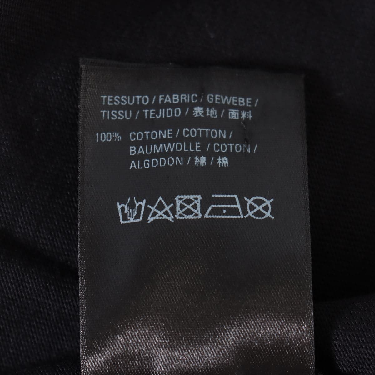 バレンシアガ 20SS コットン Tシャツ S メンズ ブラック  ロゴプリントTシャツ 620969