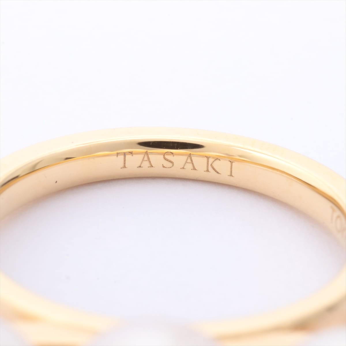 TASAKI　タサキ　バランス シグネチャー リング　750YG　#10