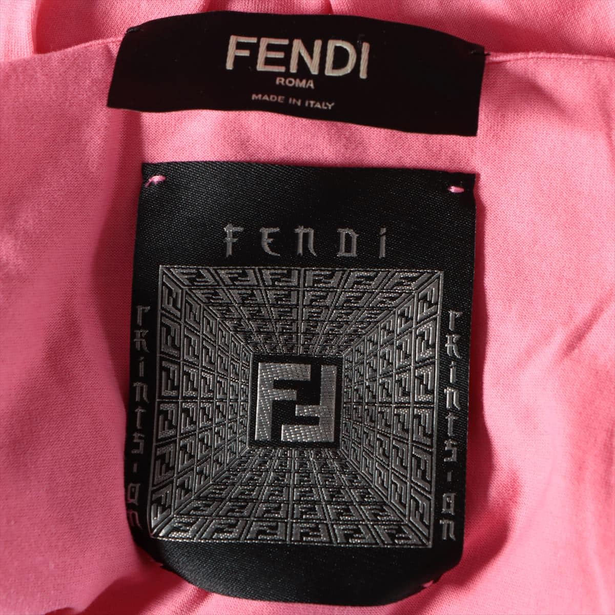フェンディ 19 コットン Tシャツ XS メンズ ピンク  ニッキーミナージュコラボ