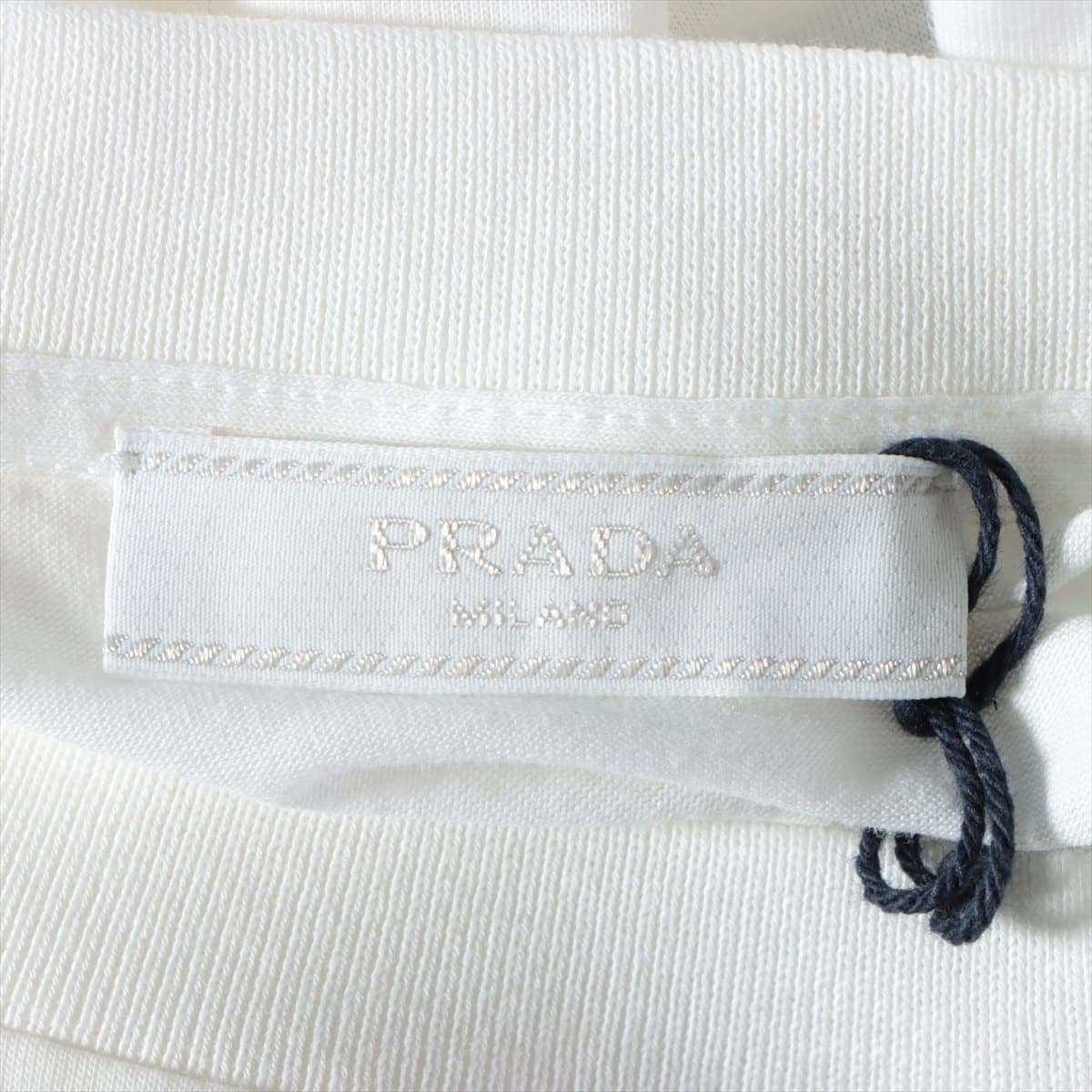 プラダ 18 コットン Tシャツ XS メンズ ホワイト