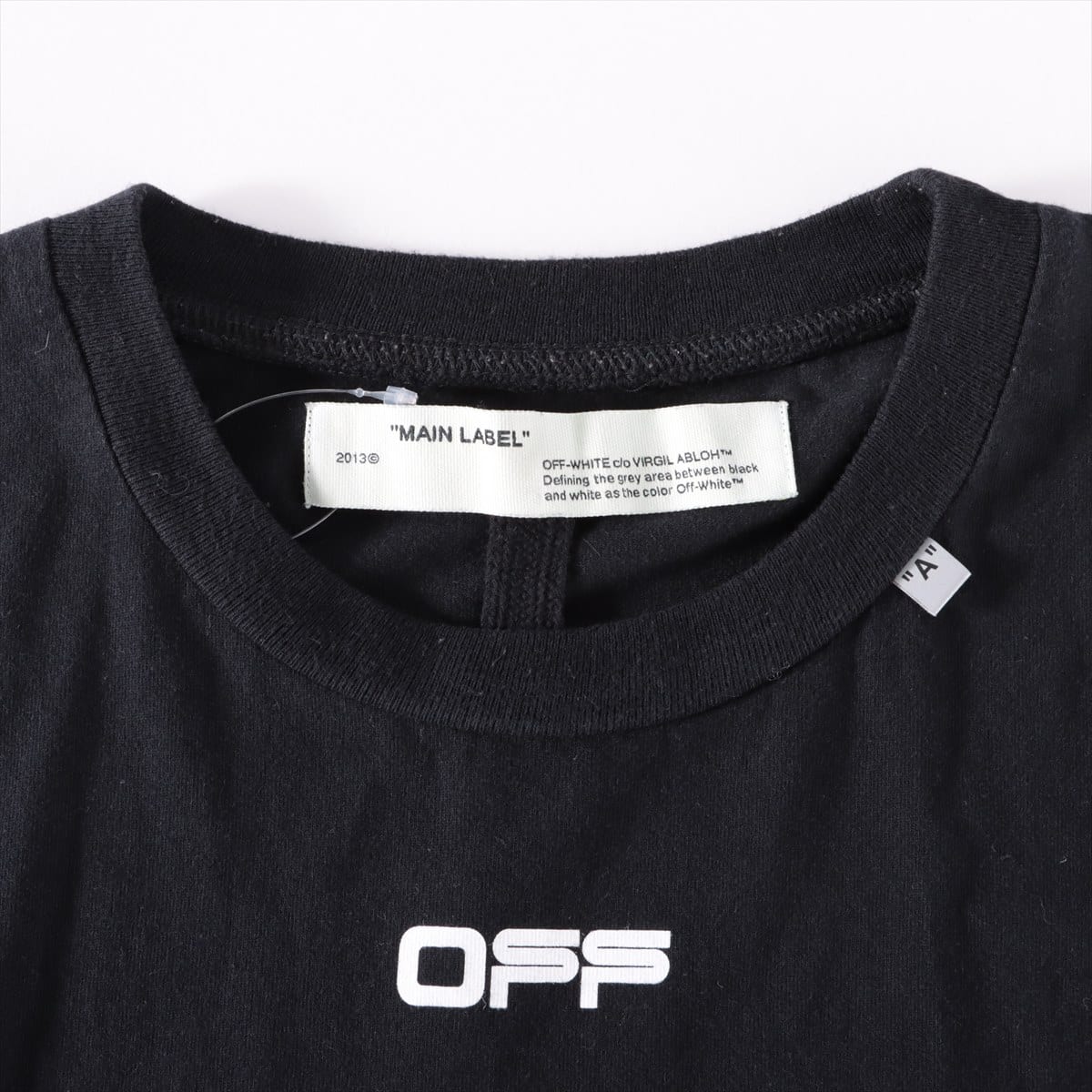 オフホワイト 20SS コットン Tシャツ M メンズ ブラック  OMAA027R20185004