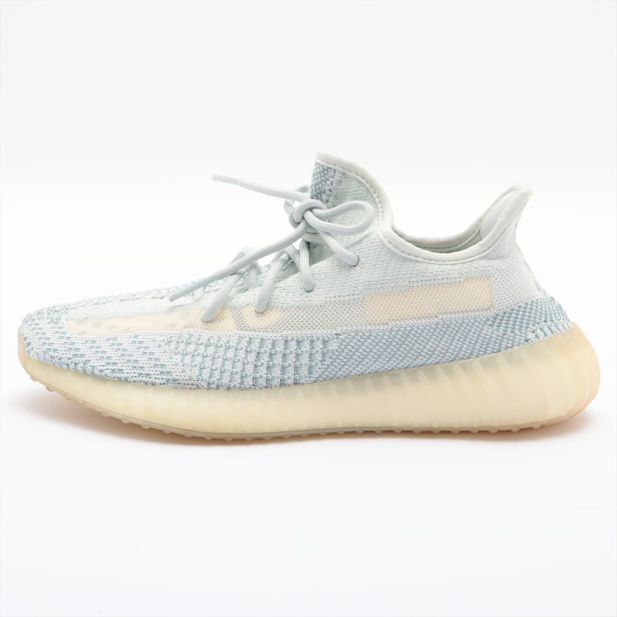 アディダス YEEZY BOOST 350 V2 2019 ファブリック スニーカー 27.0cm メンズ ホワイト CLOUD WHITE FW3043