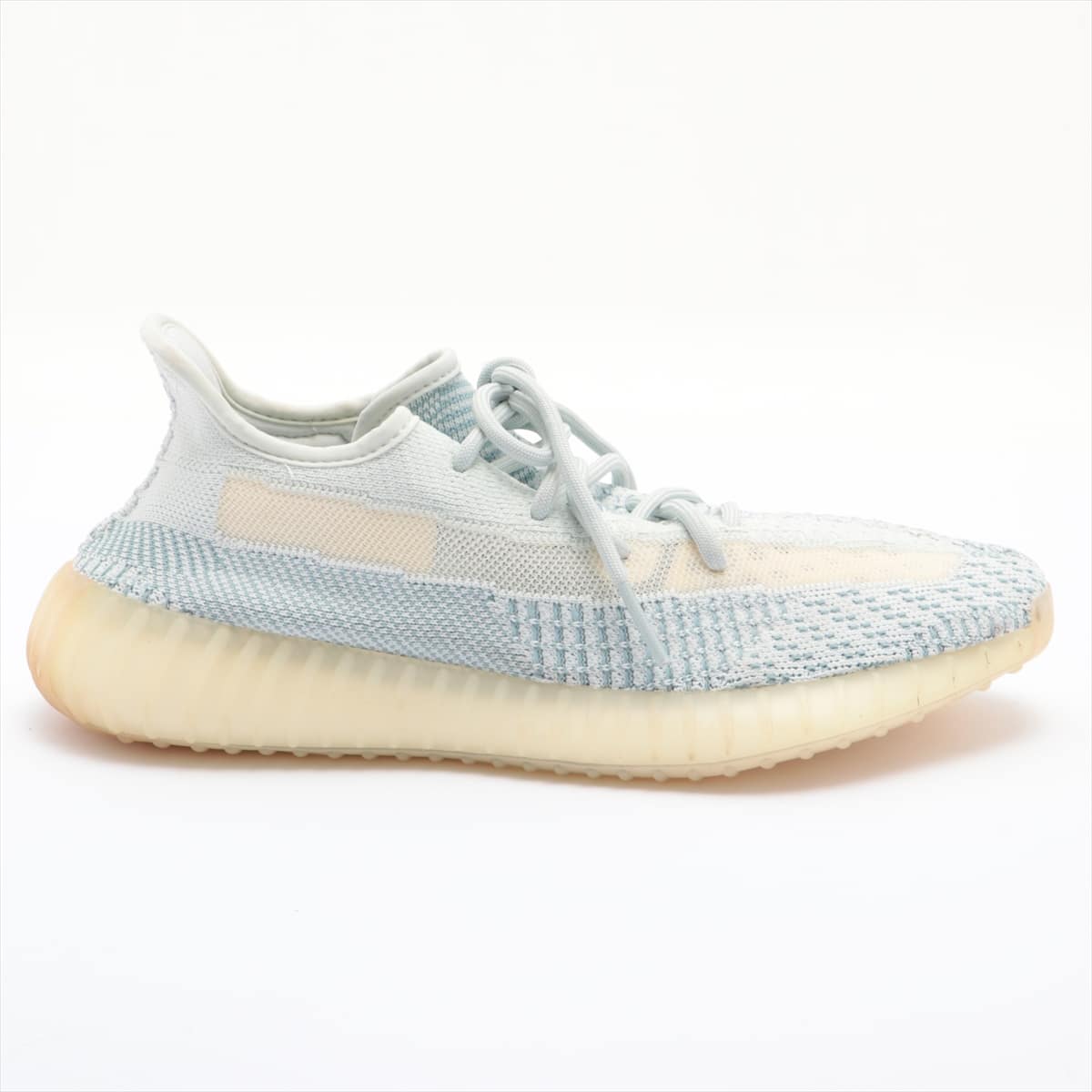 アディダス YEEZY BOOST 350 V2 2019 ファブリック スニーカー 27.0cm メンズ ホワイト CLOUD WHITE FW3043