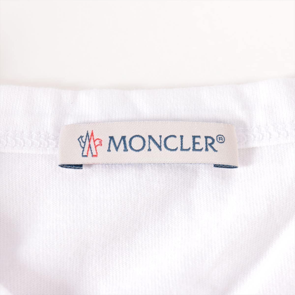 モンクレール 19年 コットン Tシャツ M メンズ ホワイト